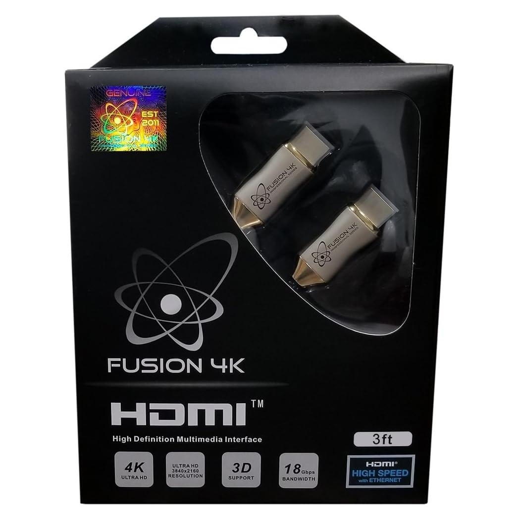 Cable HDMI 4K Fusion4k 0.91m Alta Velocidad 60Hz