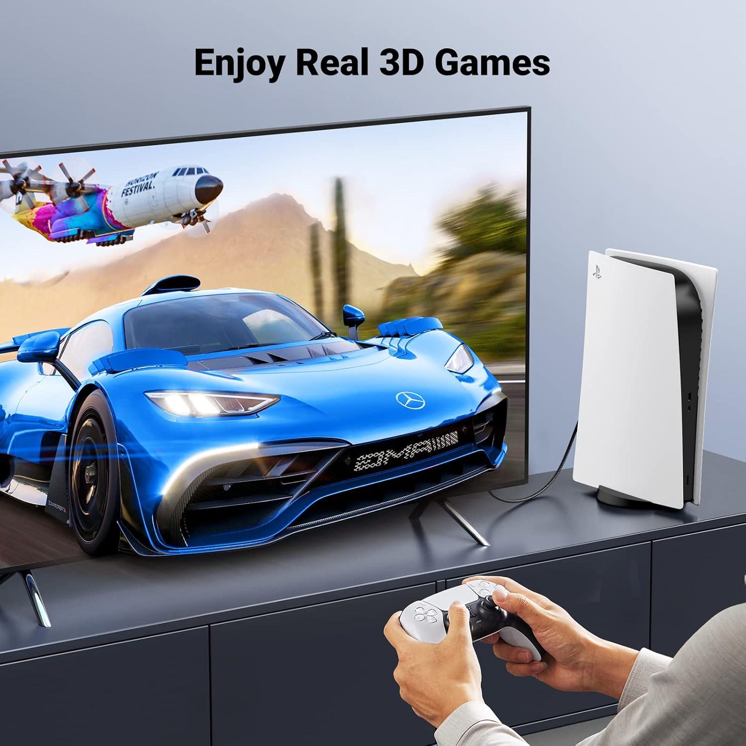 Cable HDMI 8K UGREEN 2.0m 48Gbps Ultra Alta Velocidad