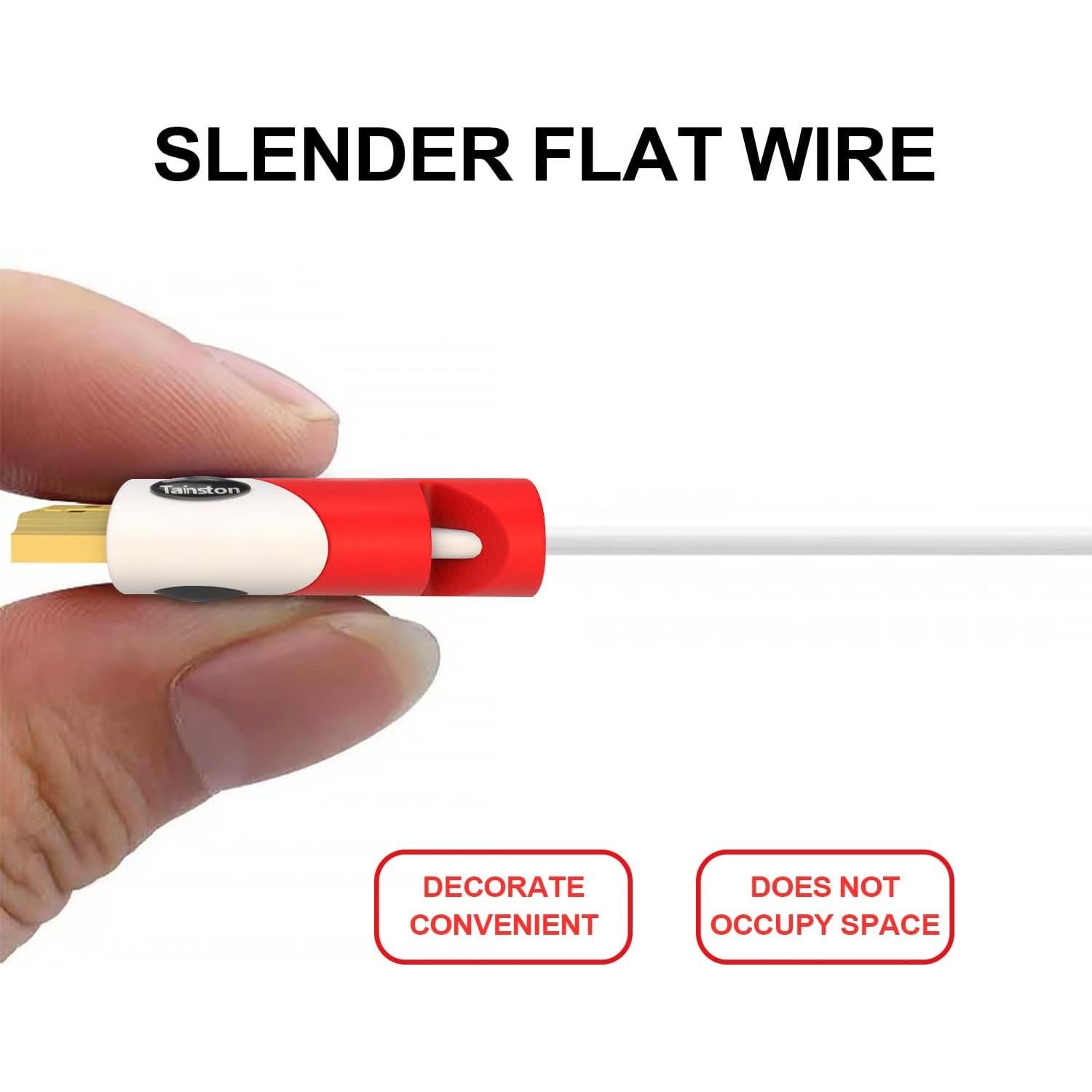 Cable HDMI Plano Tainston 12.19m Soporte 4K 2160P y ARC