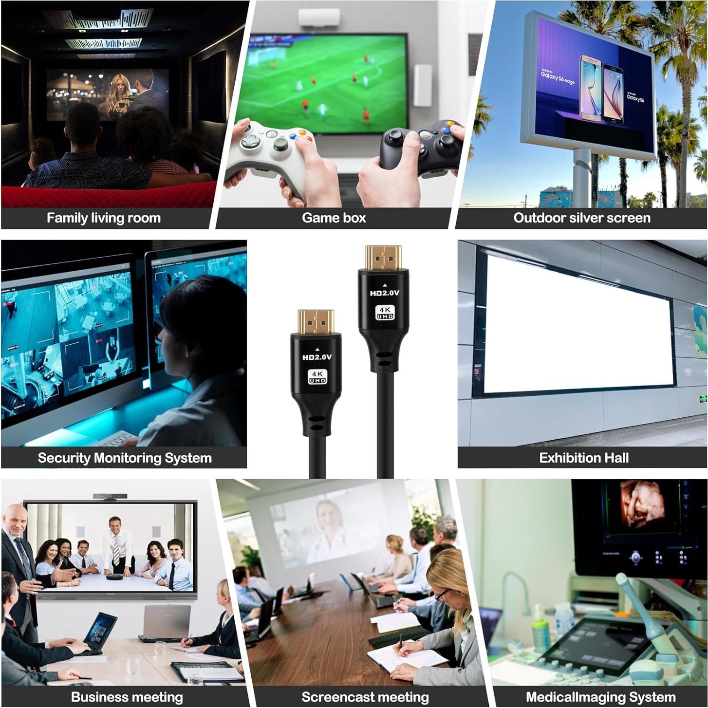 Cable HDMI 5.03m DAPRAINNO 4K 120Hz Alta Velocidad Negro