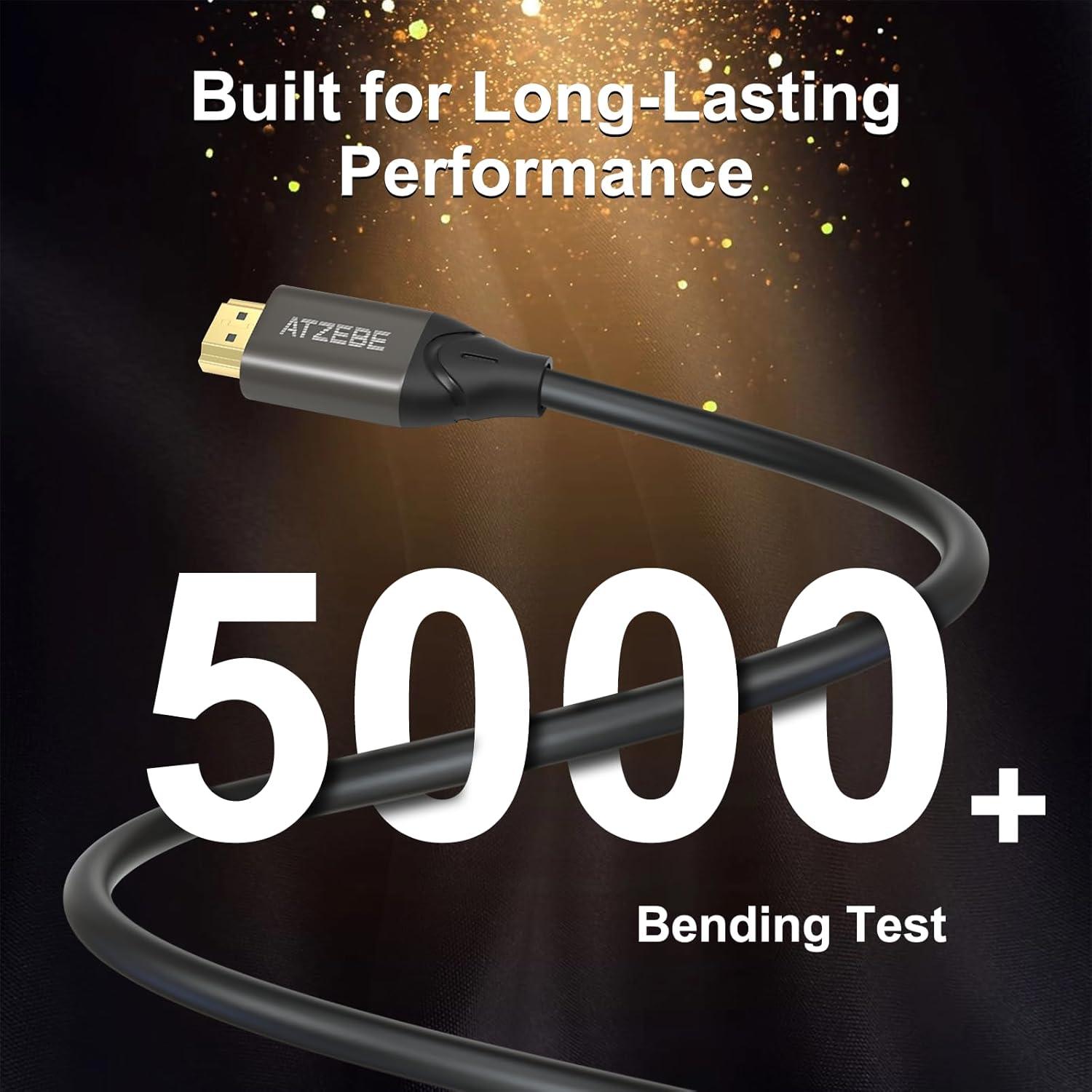 Cable HDMI 9.14 m ATZEBE 4K 60Hz Ultra Alta Velocidad