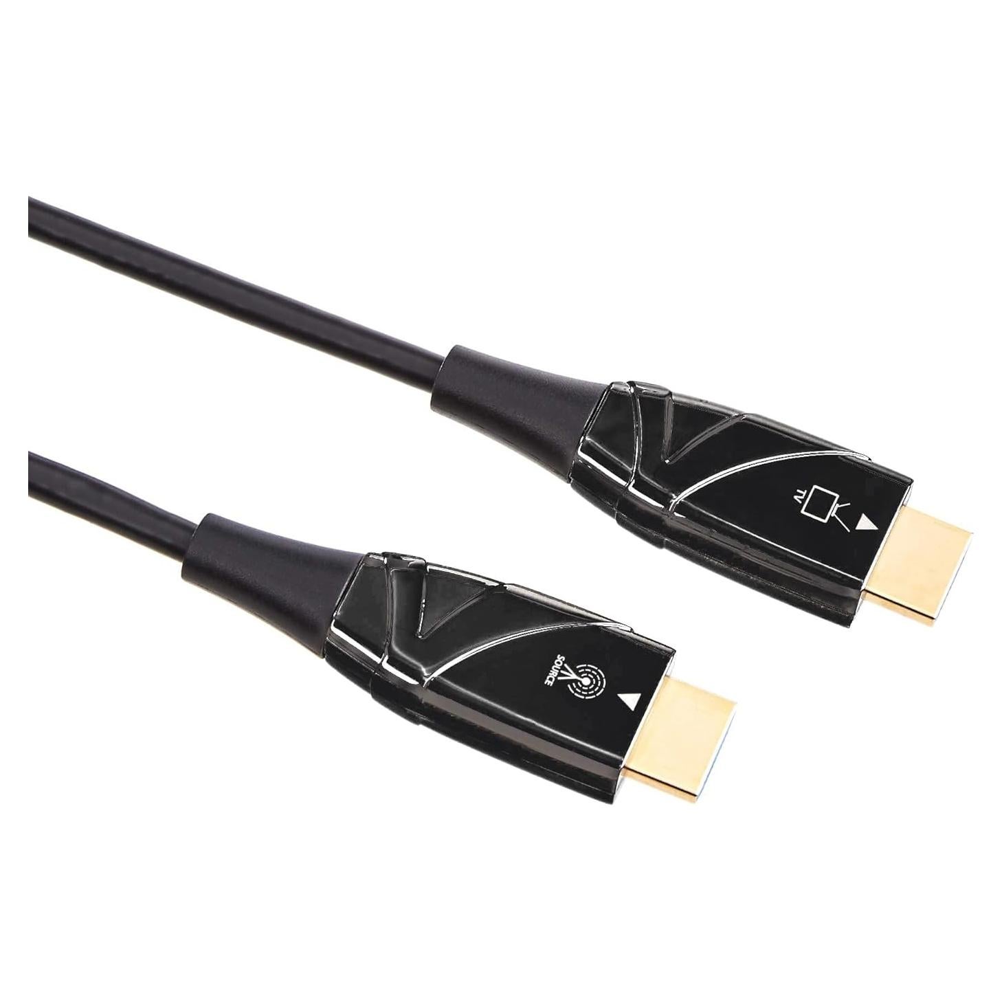 Cable de fibra óptica HDMI Amazon Basics 30.5m 4K 60Hz