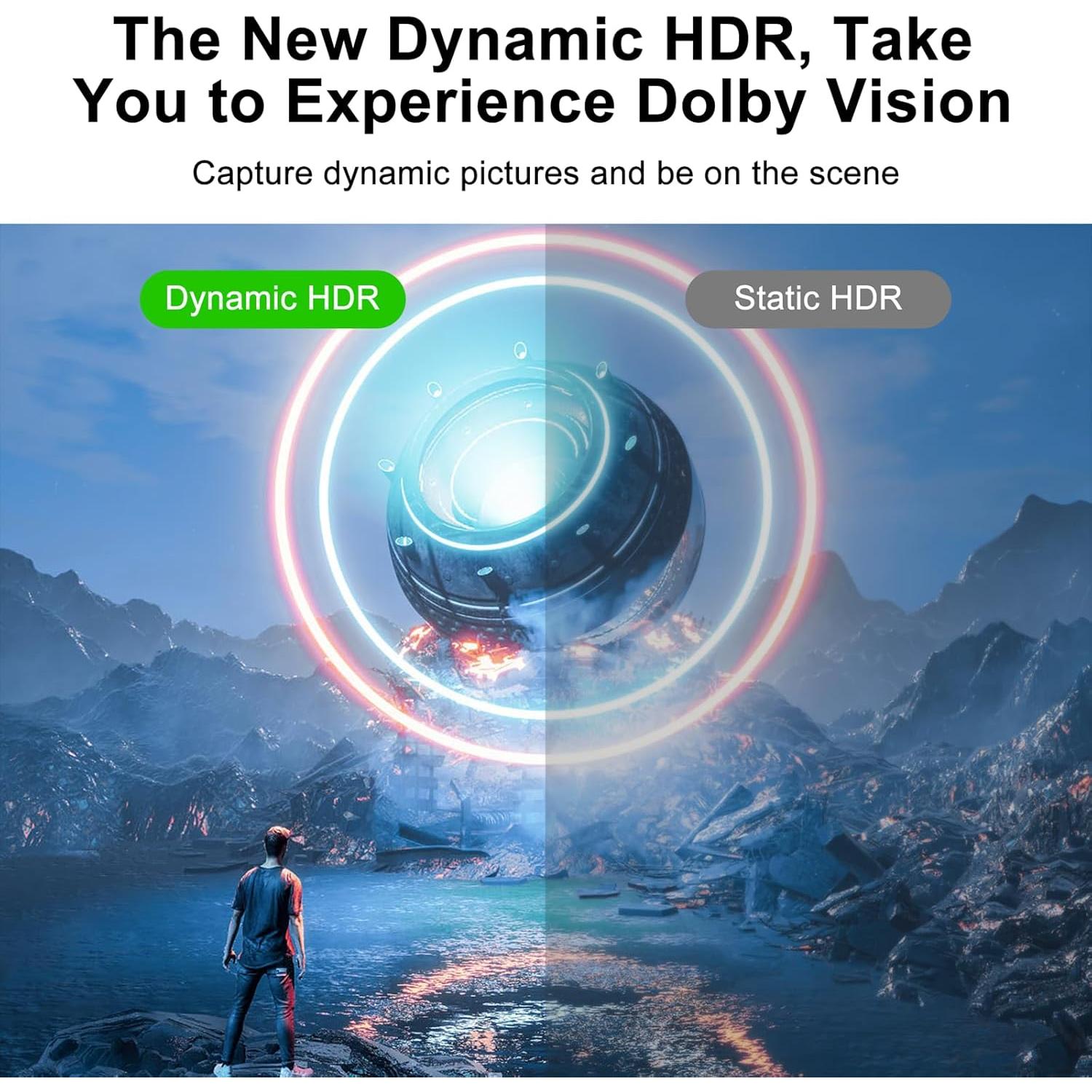 Cables HDMI 2.1 Ultra Delgado Jinglong 8K 4.57m 2 Paquete