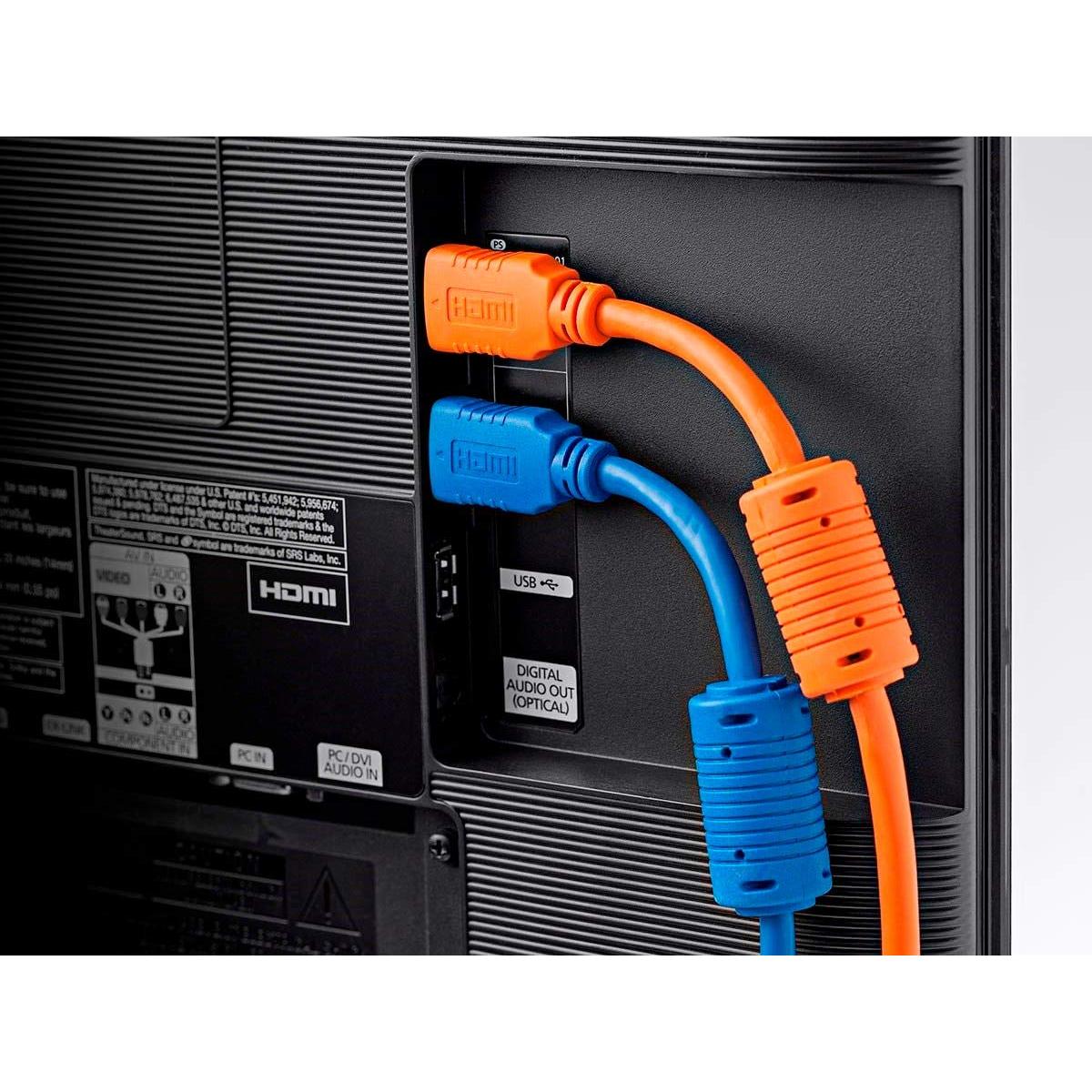 Cable HDMI 4K 60Hz Monoprice 6.1m Alta Velocidad Negro