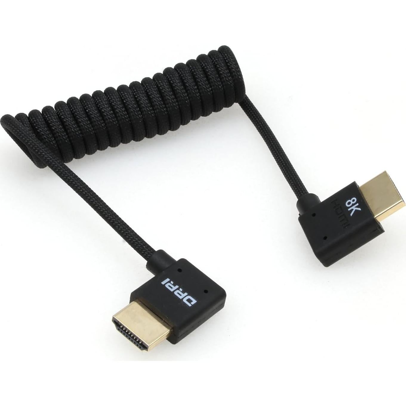 Cable HDMI 2.1 DRRI Trenzado 50cm 8K 60Hz para Cámaras