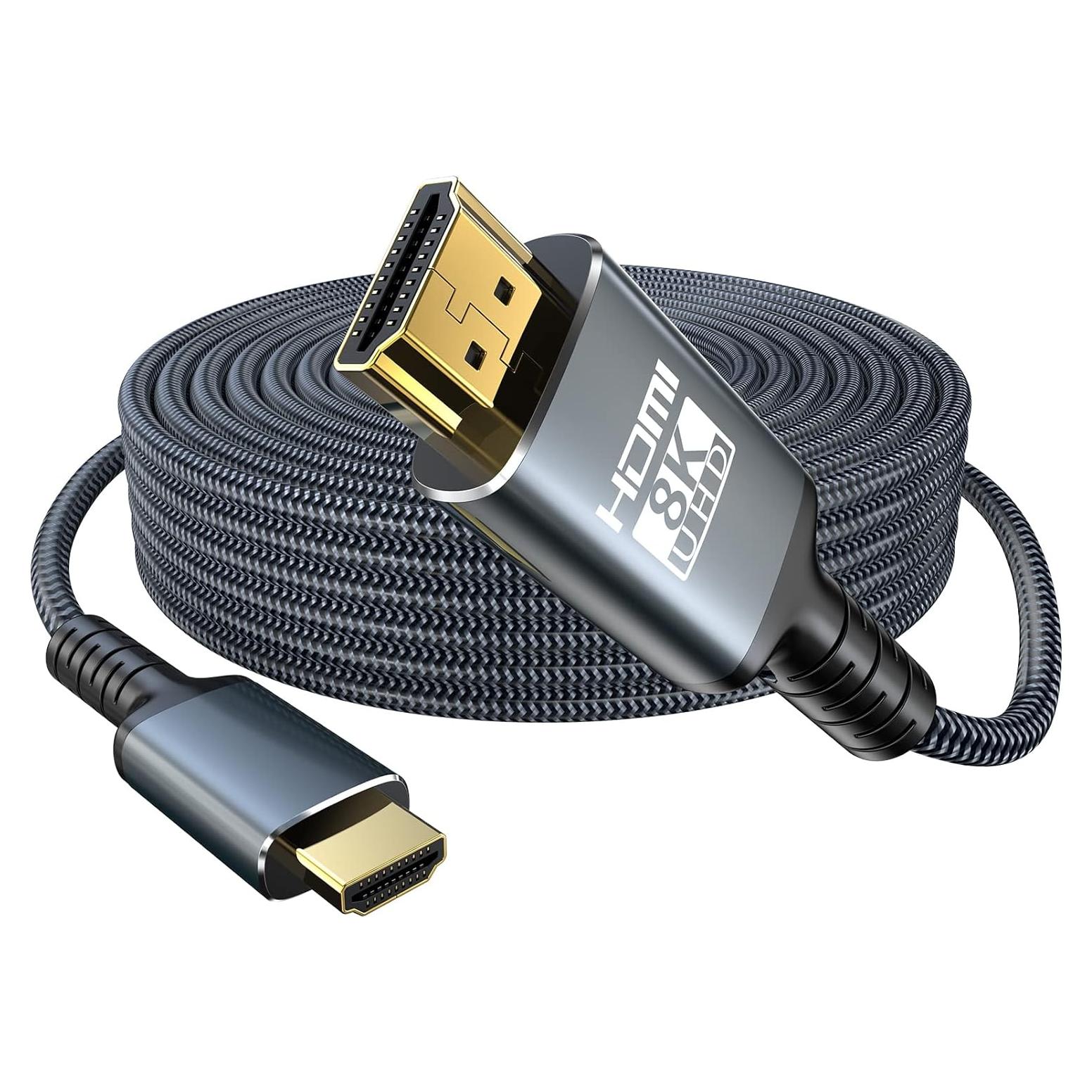 Cable HDMI 8K 2.1 Eareyesail 12.2 m 48Gbps para Juegos