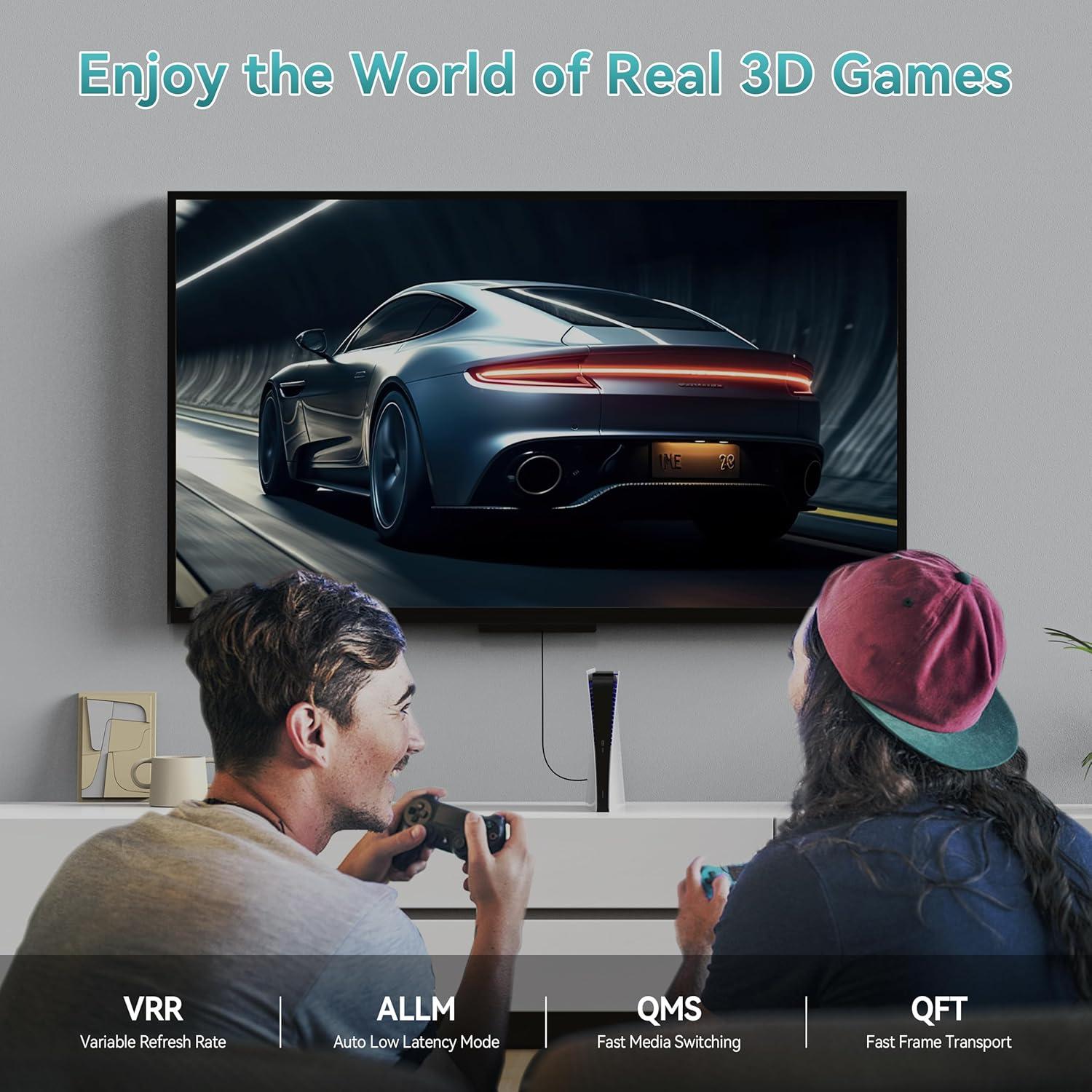 Cable HDMI de fibra óptica 20M Anehmeta 8K 48Gbps