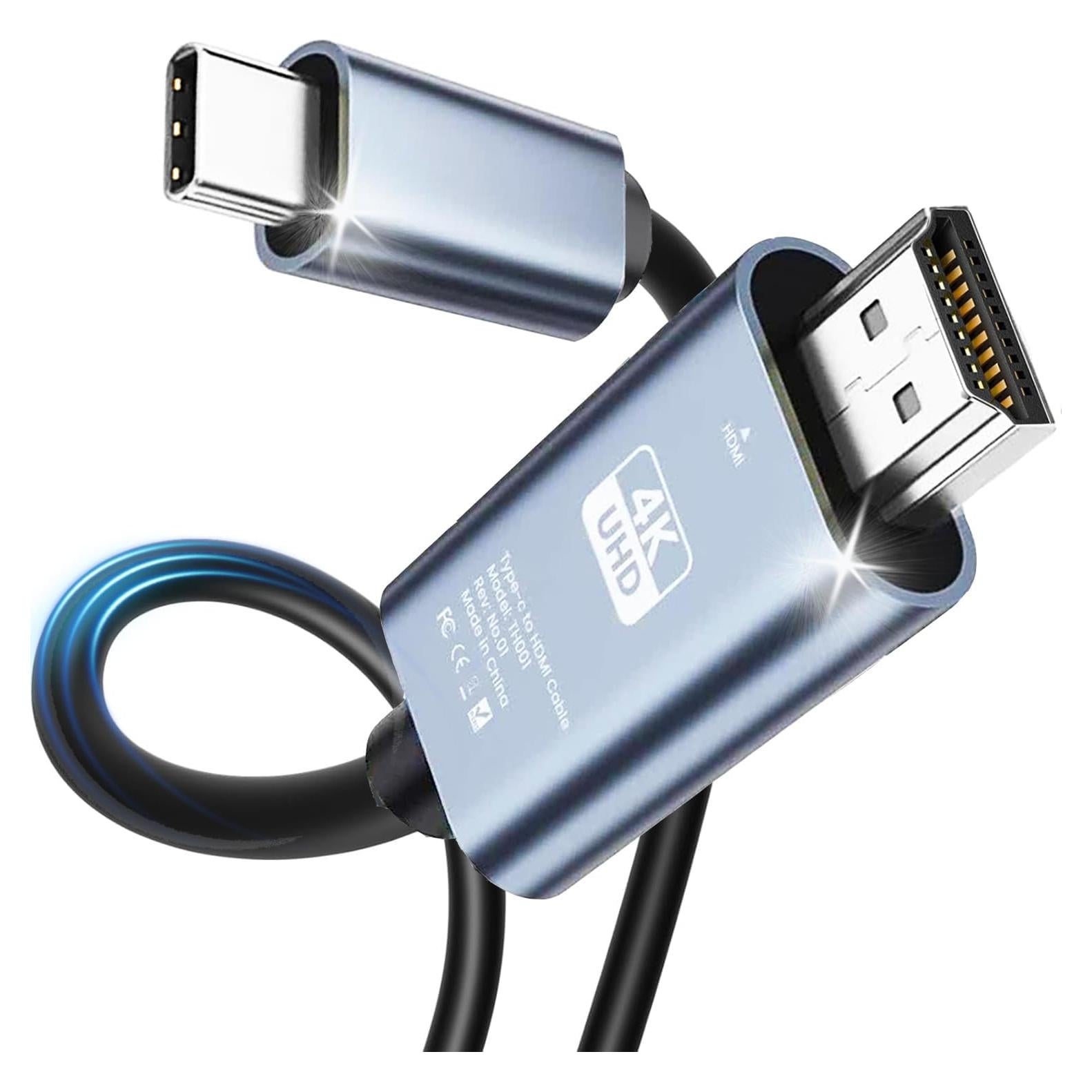 Cable USB C a HDMI 1.83m KEJOG 4K 60Hz Alta Velocidad
