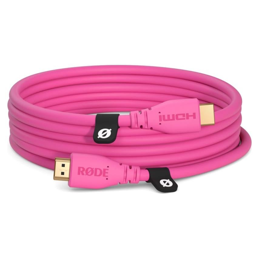 Cable HDMI Premium 3m RØDE Alta Velocidad 4K60 Rosa