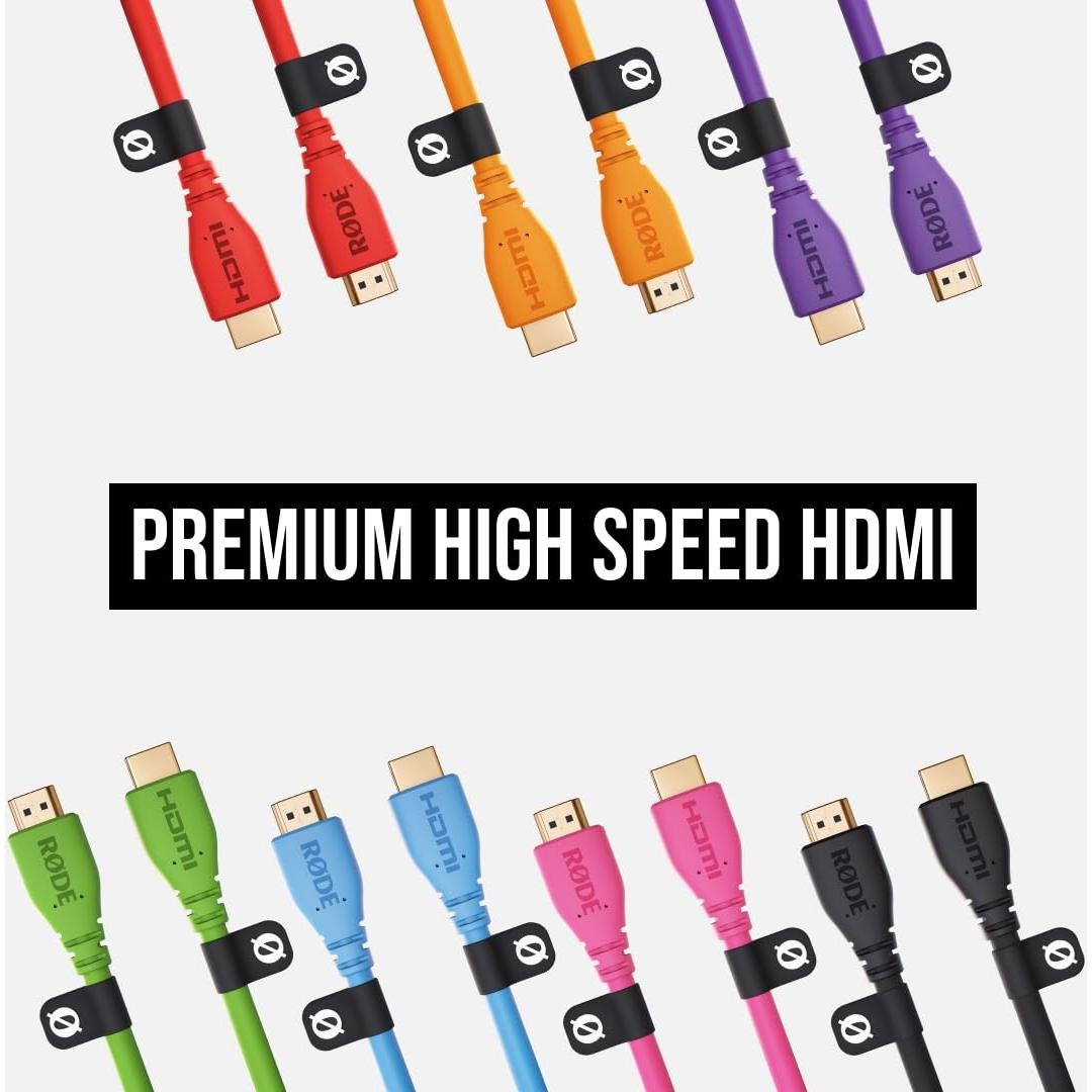 Cable HDMI Premium 3m RØDE Alta Velocidad 4K60 Rosa