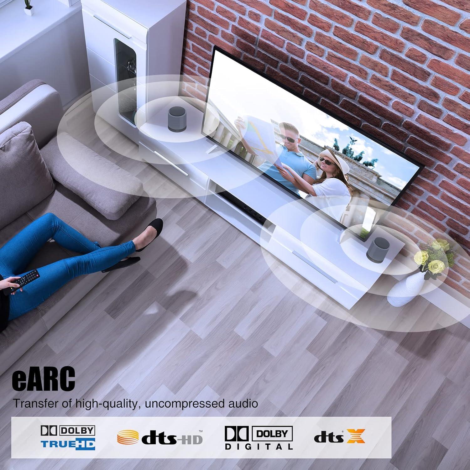 Cable HDMI 2.1 de fibra 8K 15.24m Dbilida 48Gbps