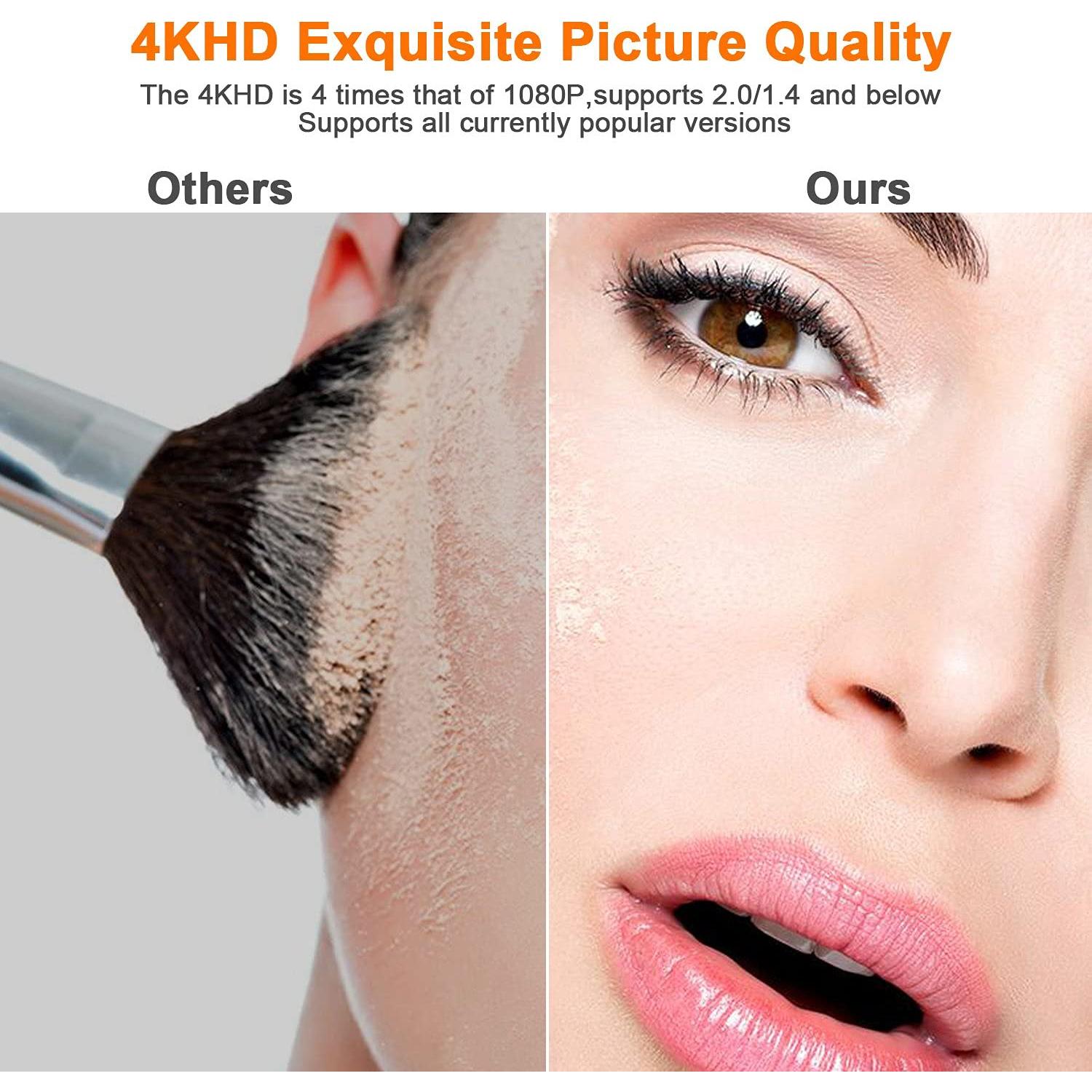 Cable HDMI 4K 3 Pies Adoreen 2 Paquete Alta Velocidad 18Gbps