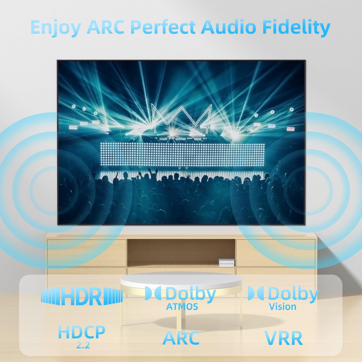 Cable HDMI 2.1 Diyanisly 4.5m 8K 60Hz Alta Velocidad