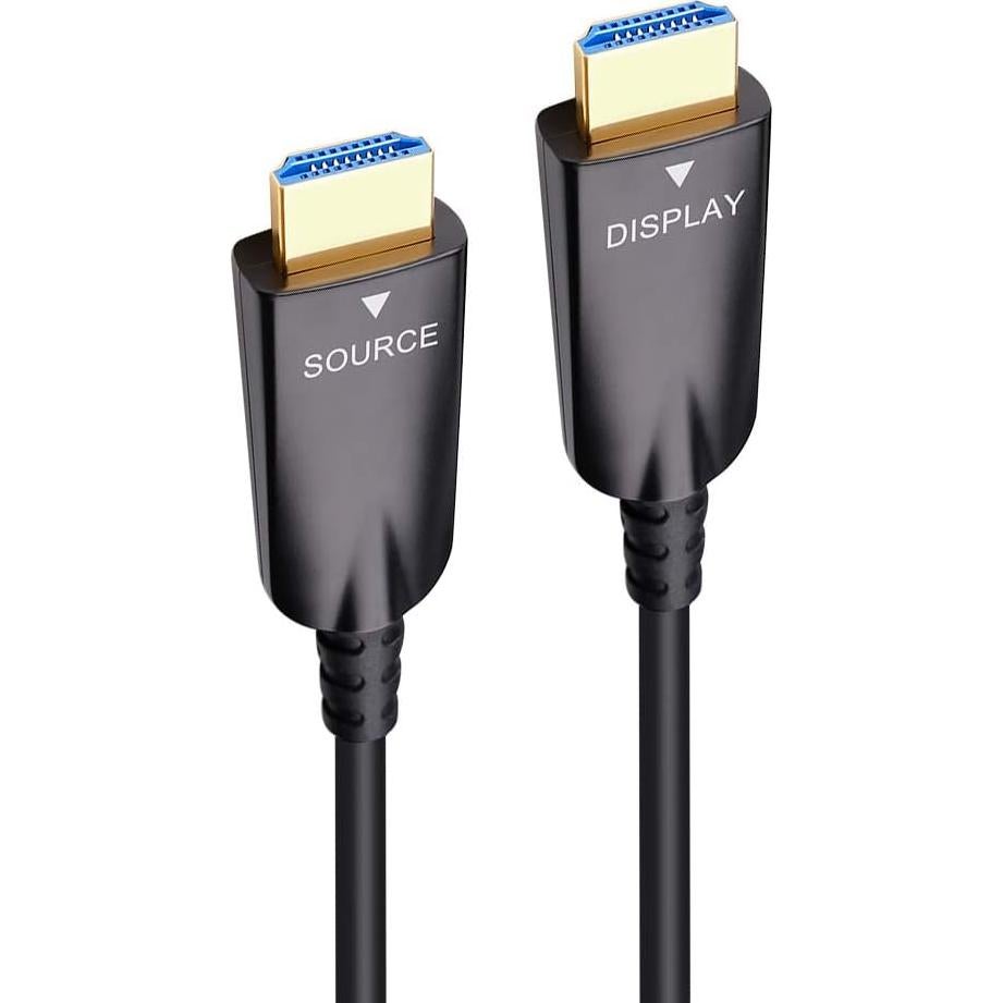 Cable HDMI de fibra óptica DTech 15.24m 4K 60Hz alta velocidad