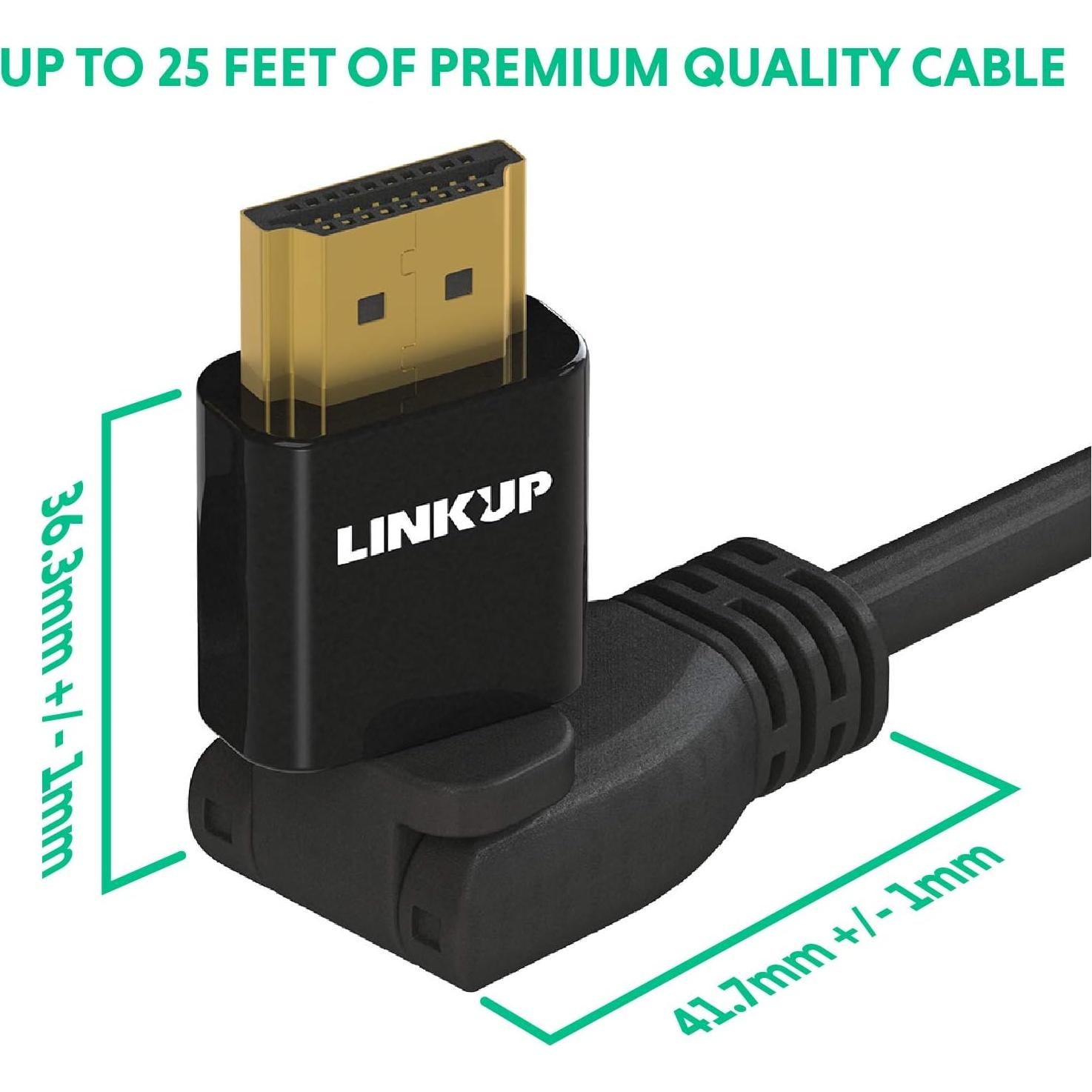 Cable HDMI 4K Ultra HD LINKUP 1.83m Giratorio 360° 18Gbps