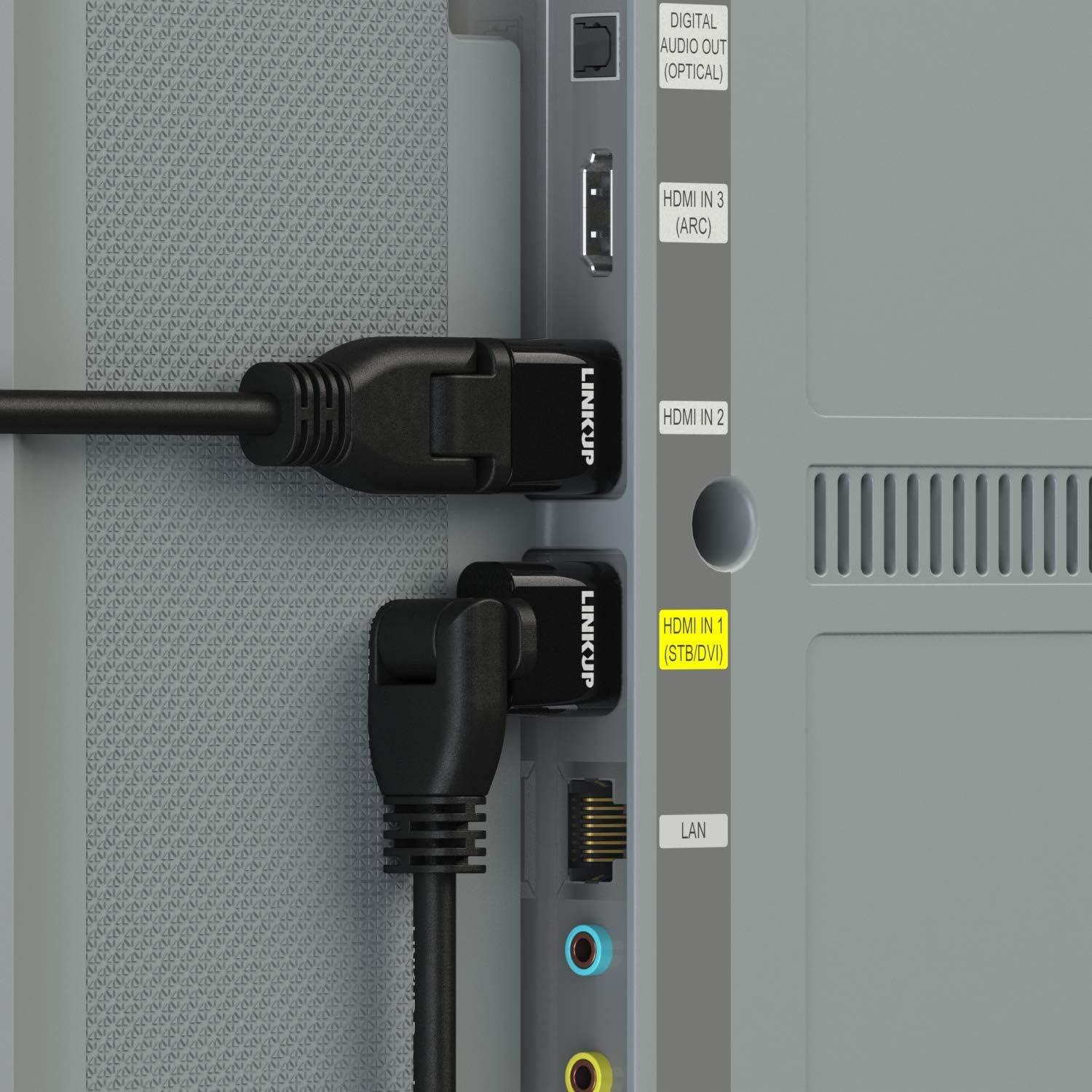 Cable HDMI 4K Ultra HD LINKUP 1.83m Giratorio 360° 18Gbps