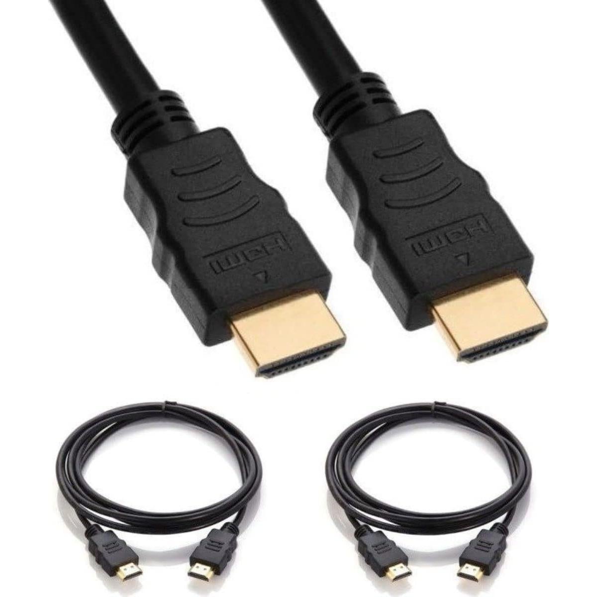 Cable HDMI Corto 30.48cm Cable Builders Ultra Alta Velocidad 2-Pack