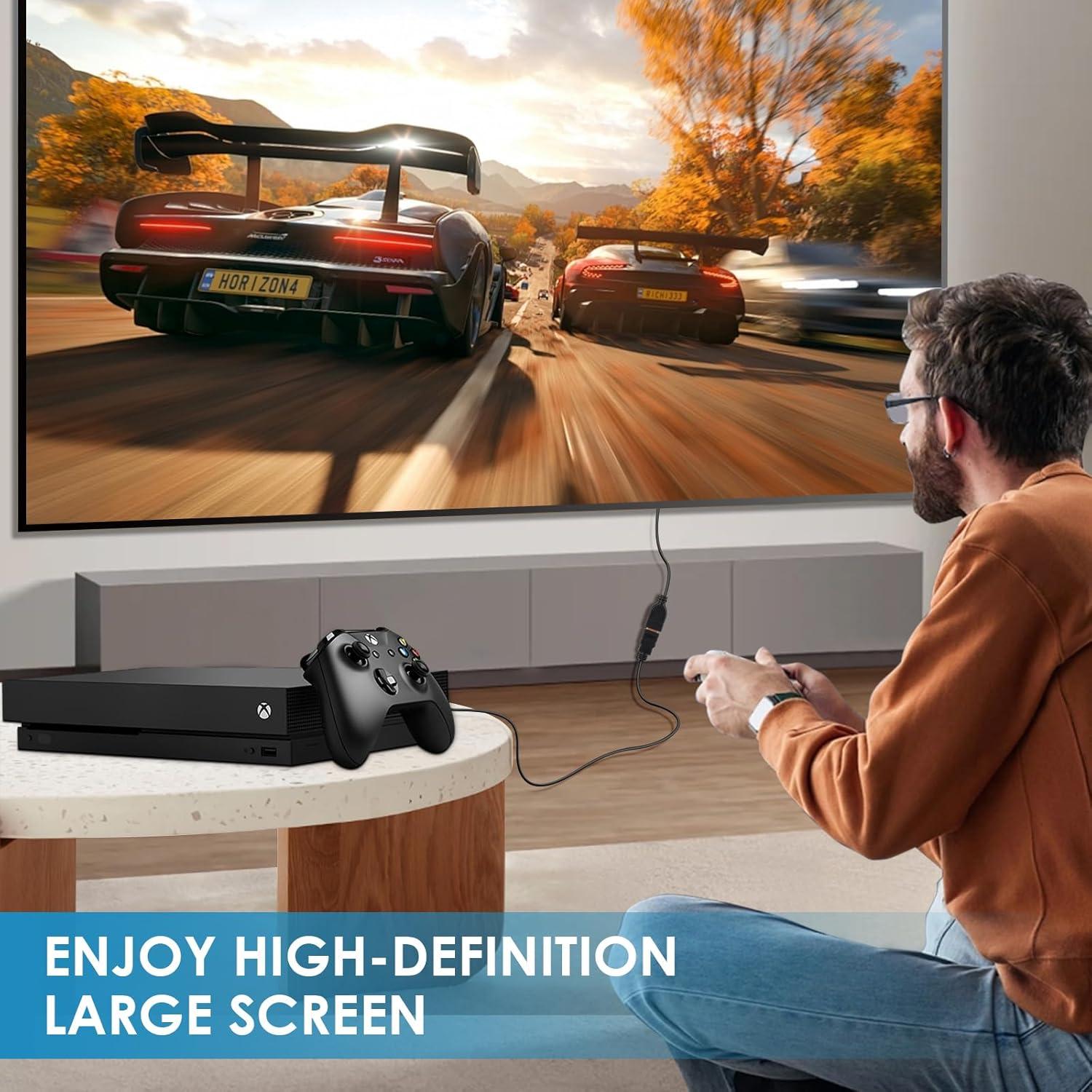 Paquete de 2 Cables HDMI Macho a Hembra 0.91m 1080P SAISN