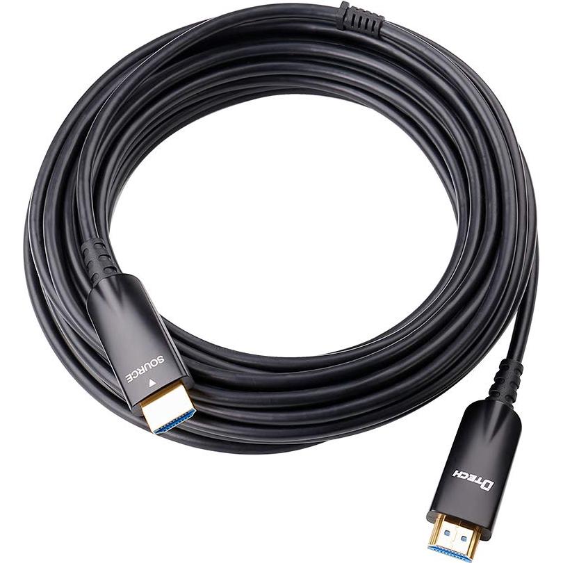 Cable HDMI de fibra óptica DTech 10m 4K 60Hz alta velocidad