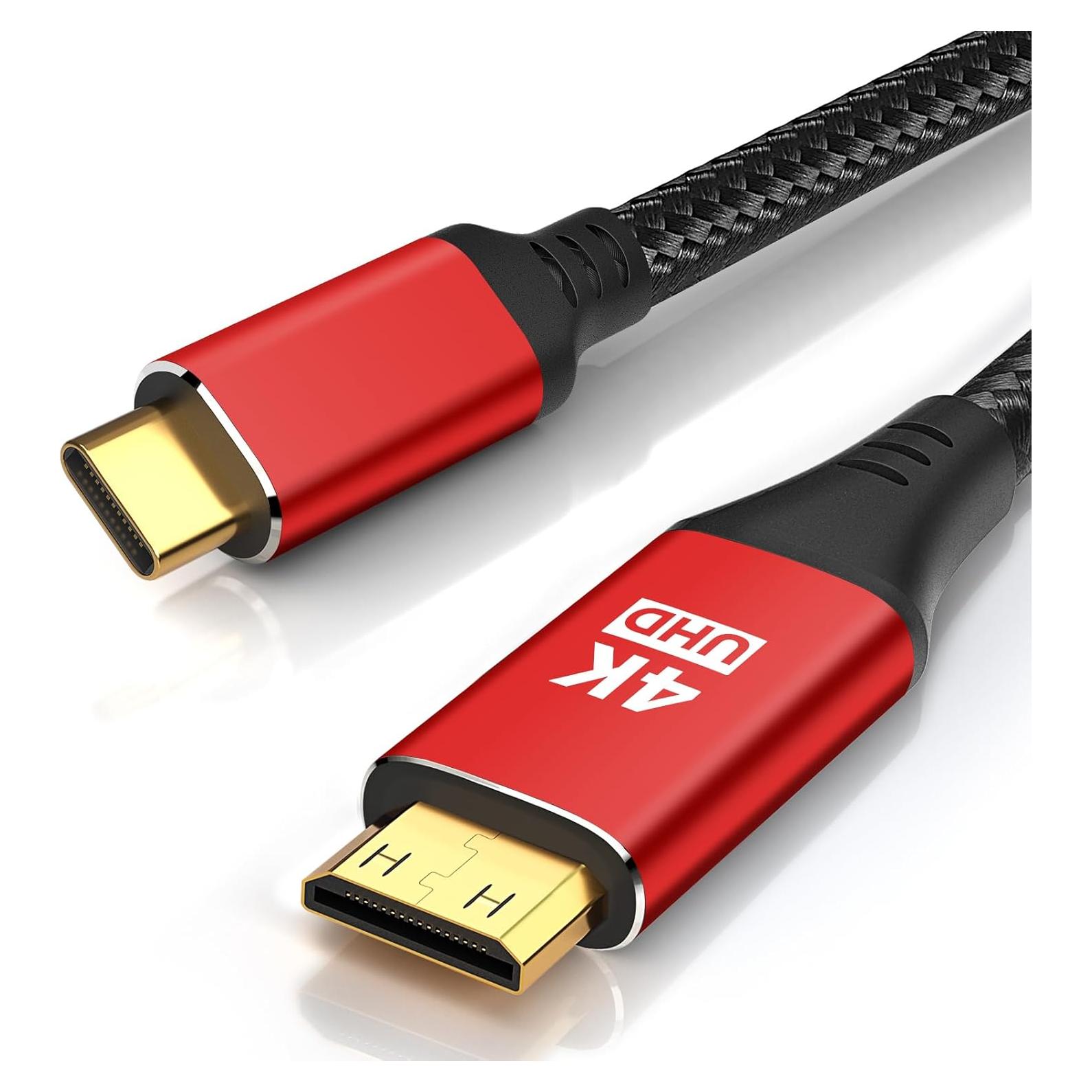 Cable USB C a Mini HDMI 4K 0.91m KELink Alta Velocidad