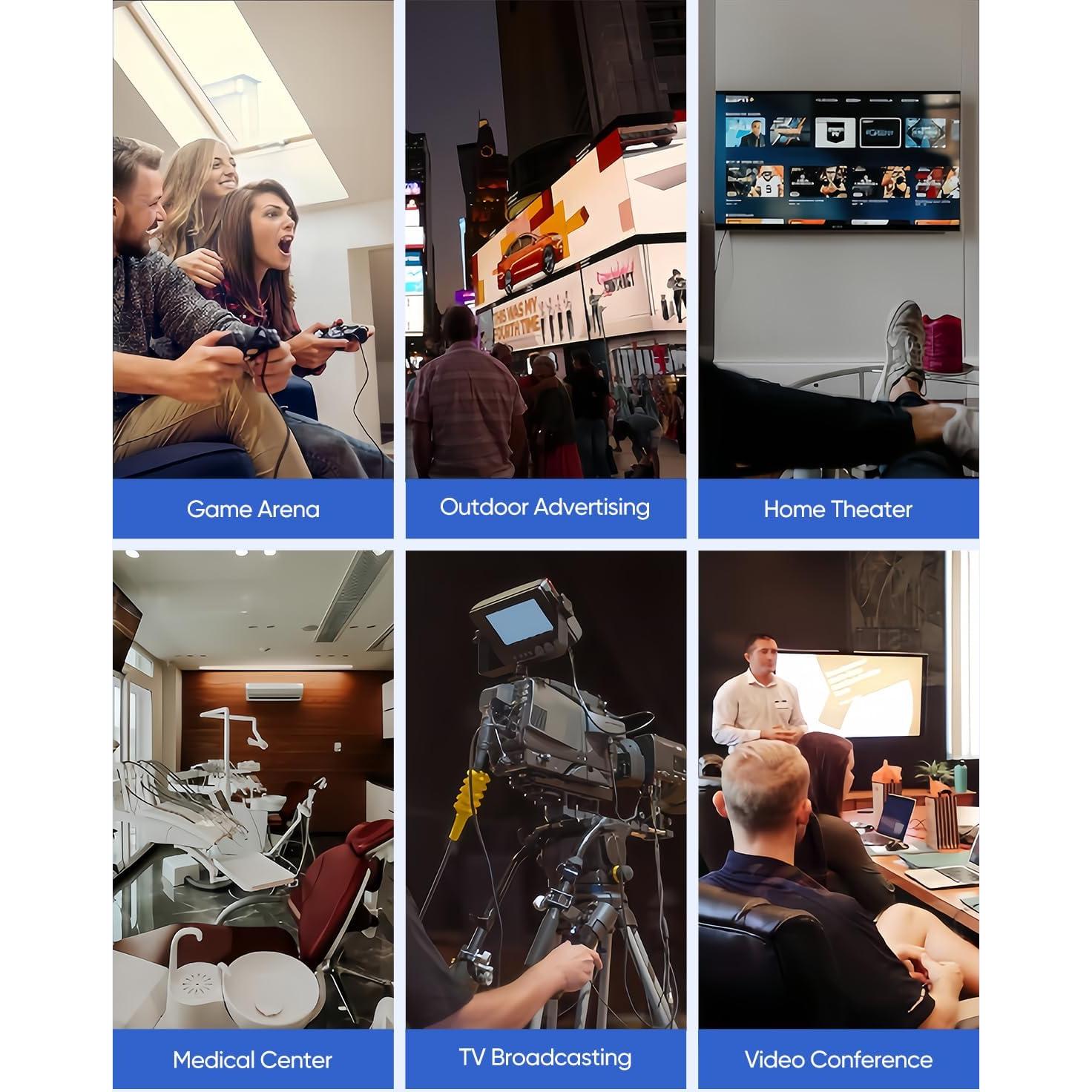 Cable HDMI 7.62 m ApoJodly 8K Ultra Alta Velocidad 2.1