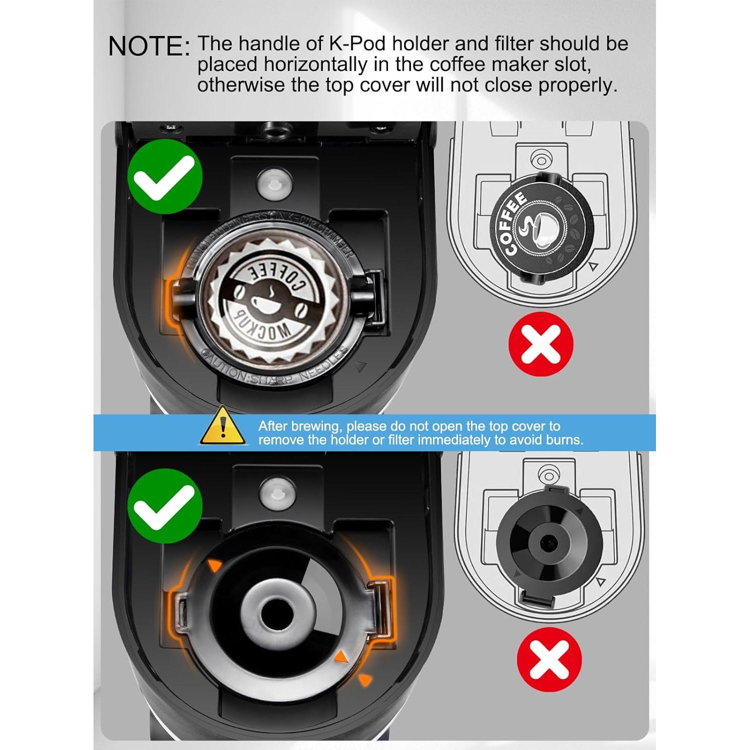 Máquina de café Karosie 1 Taza Automática Negra 177-355 ml