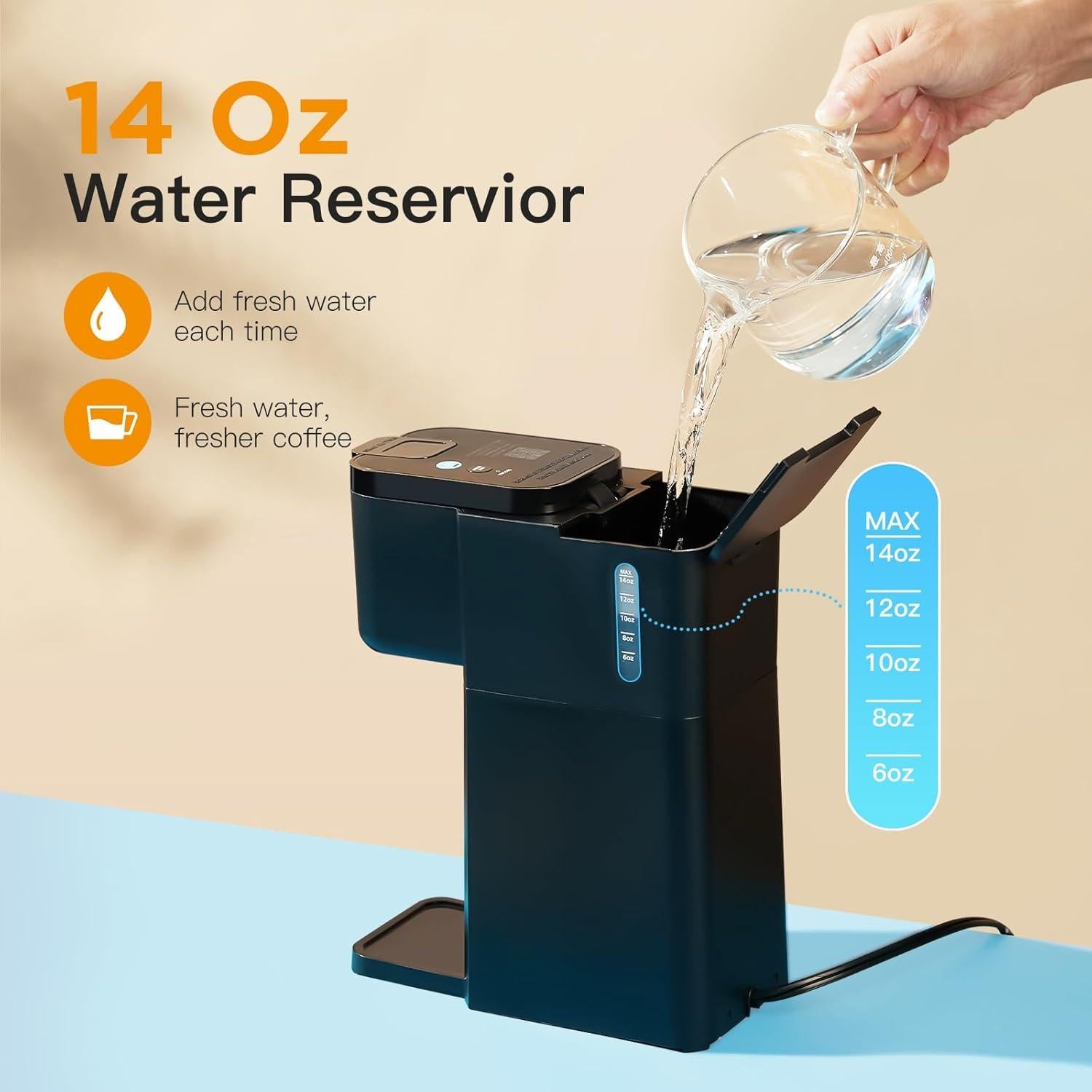 Cafetera Mini Tastyle K310IC Caliente y Frío 1 Taza 177-414 ml