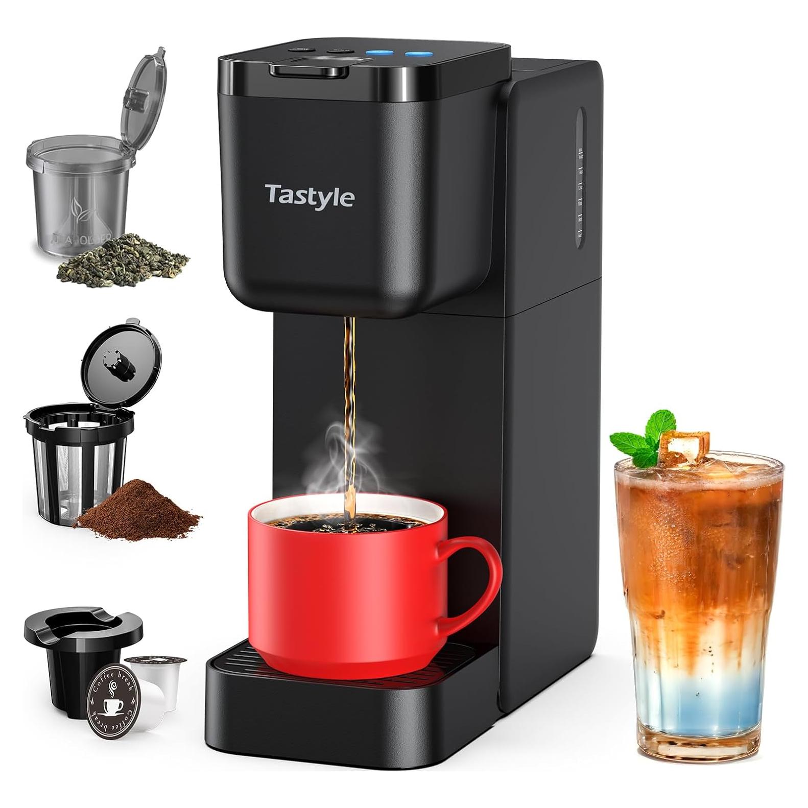 Cafetera Tastyle K320IT Compacta 4 Estilos 0.47L Negra