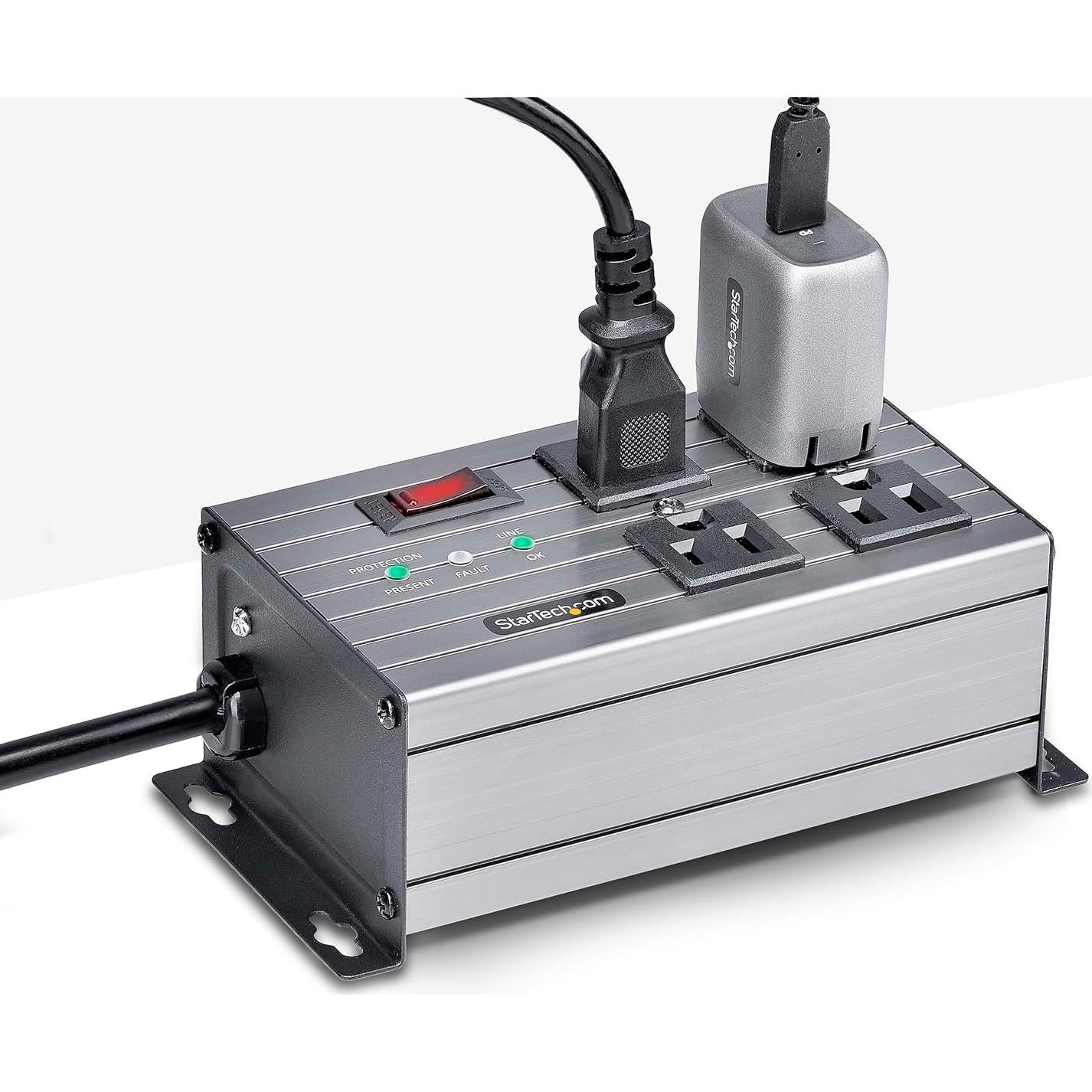 Regleta de Alimentación StarTech.com 4 Salidas 125V 15A PDU