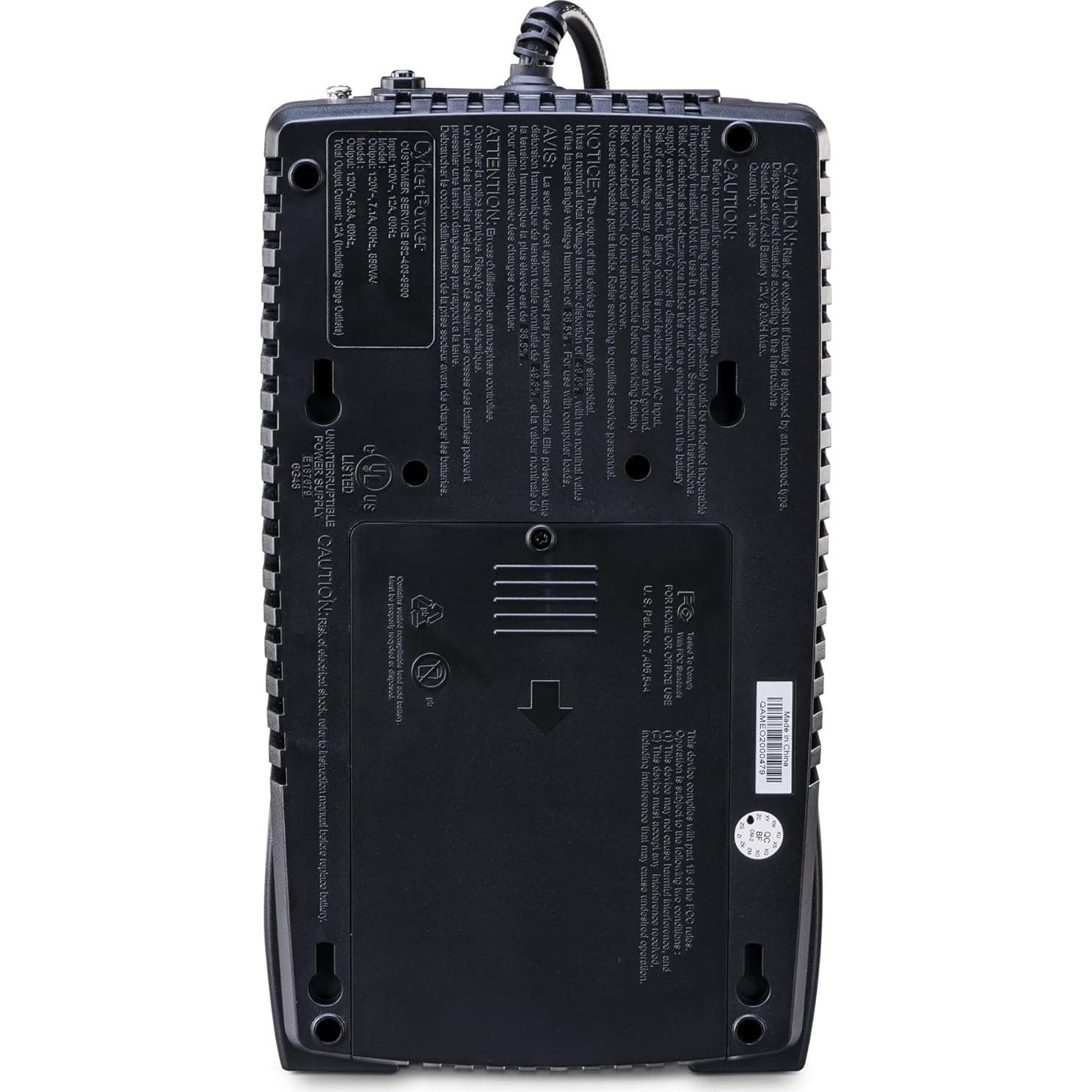 UPS CyberPower EC650LCD 650VA/390W con Modo ECO y 8 Salidas