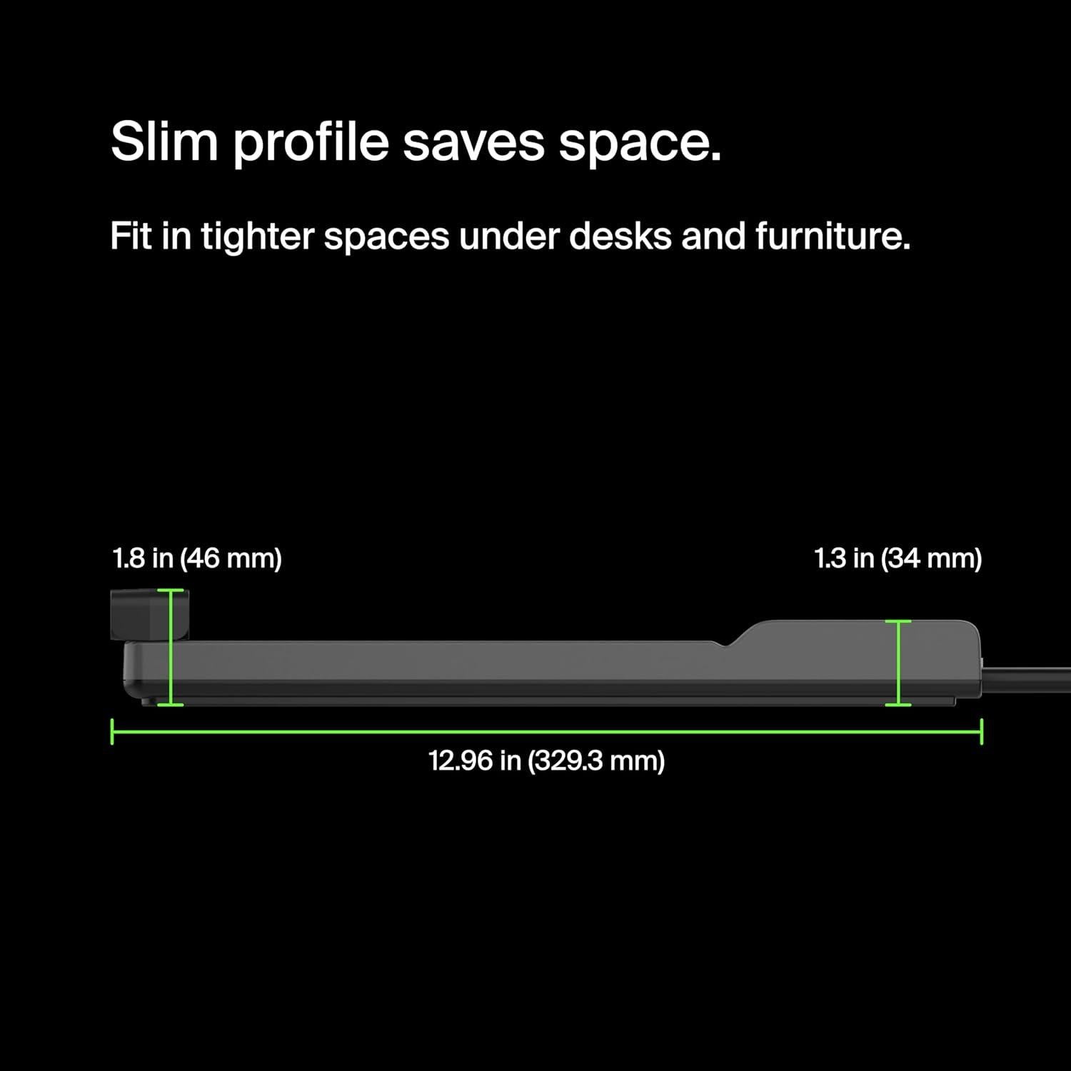 Protector de Sobretensión Belkin 8 Salidas 3550 Julios 1.83m