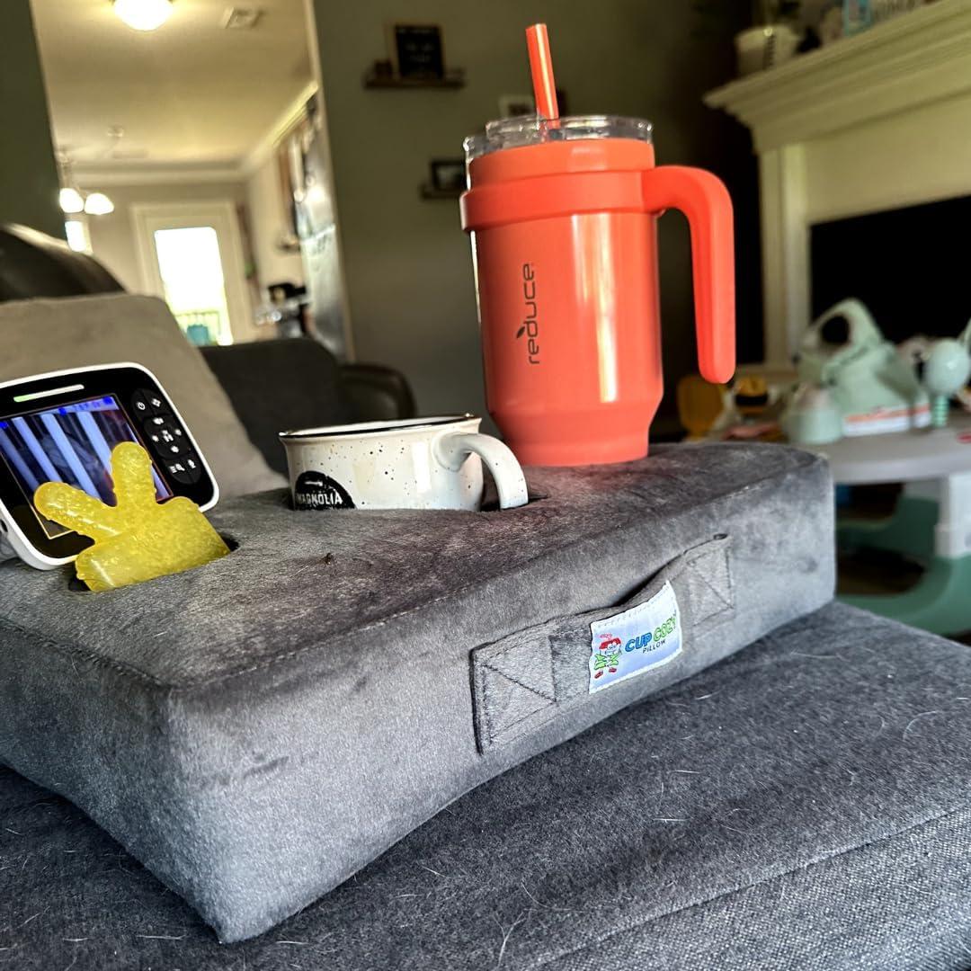 Cojín para Tazas Cojín Gris 3 Agujeros Aislante