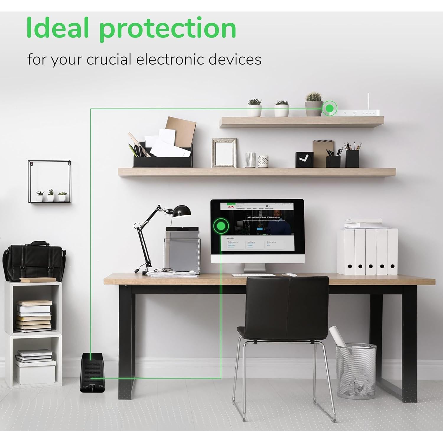 UPS APC BE425M 425VA Respaldo de Batería y Protección