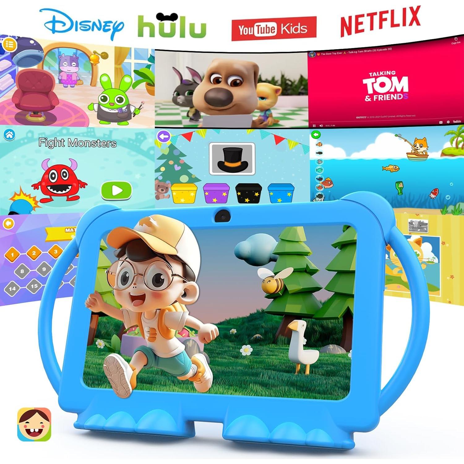 Tableta para Niños PEICHENG 7" Android 12, 4GB RAM, 32GB ROM