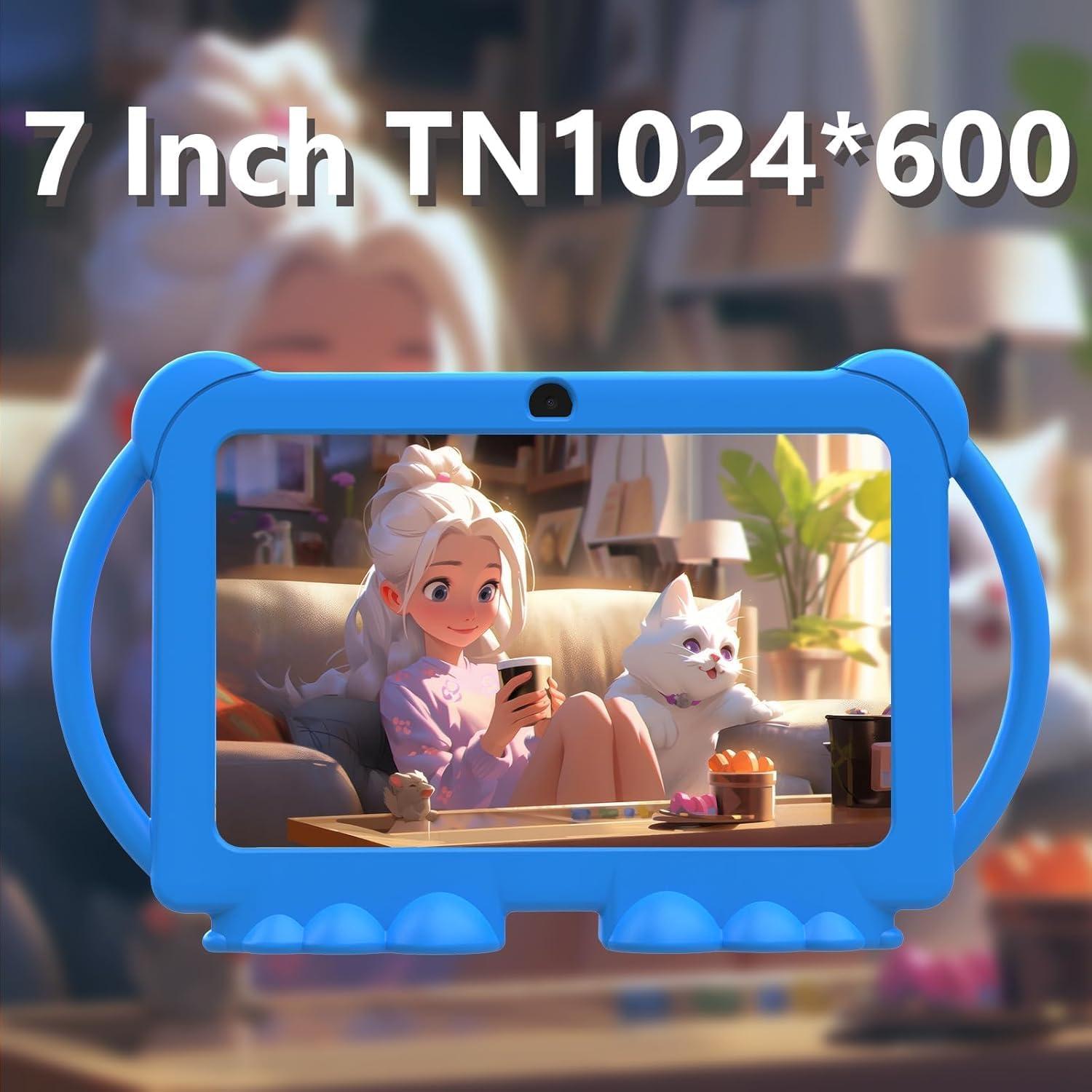 Tableta para Niños PEICHENG 7" Android 12, 4GB RAM, 32GB ROM