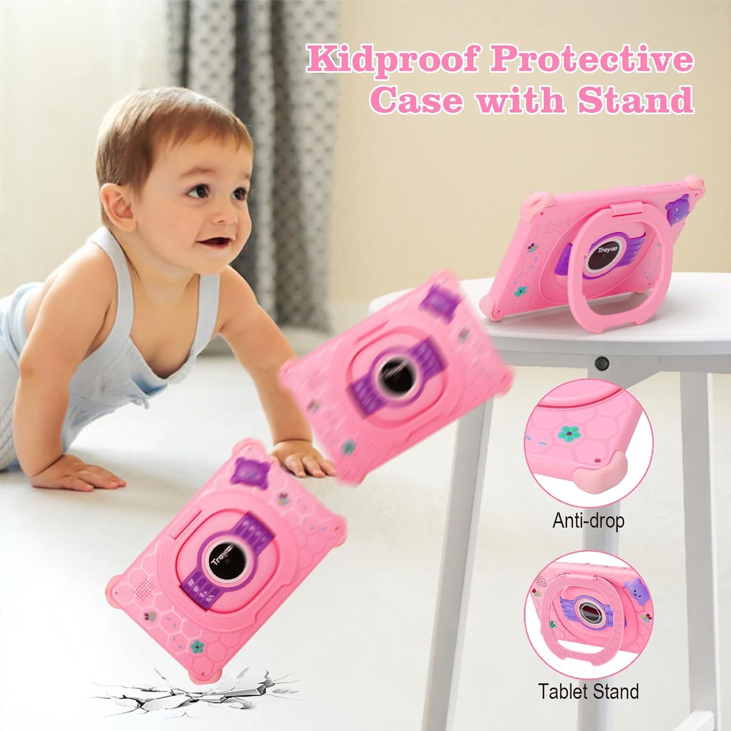 Tableta para Niños Trayoo T9 Rosa 32GB Doble Cámara WiFi