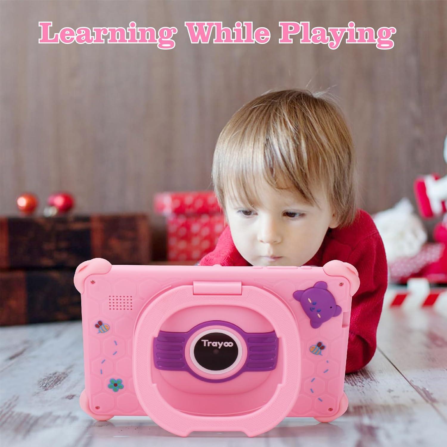 Tableta para Niños Trayoo T9 Rosa 32GB Doble Cámara WiFi