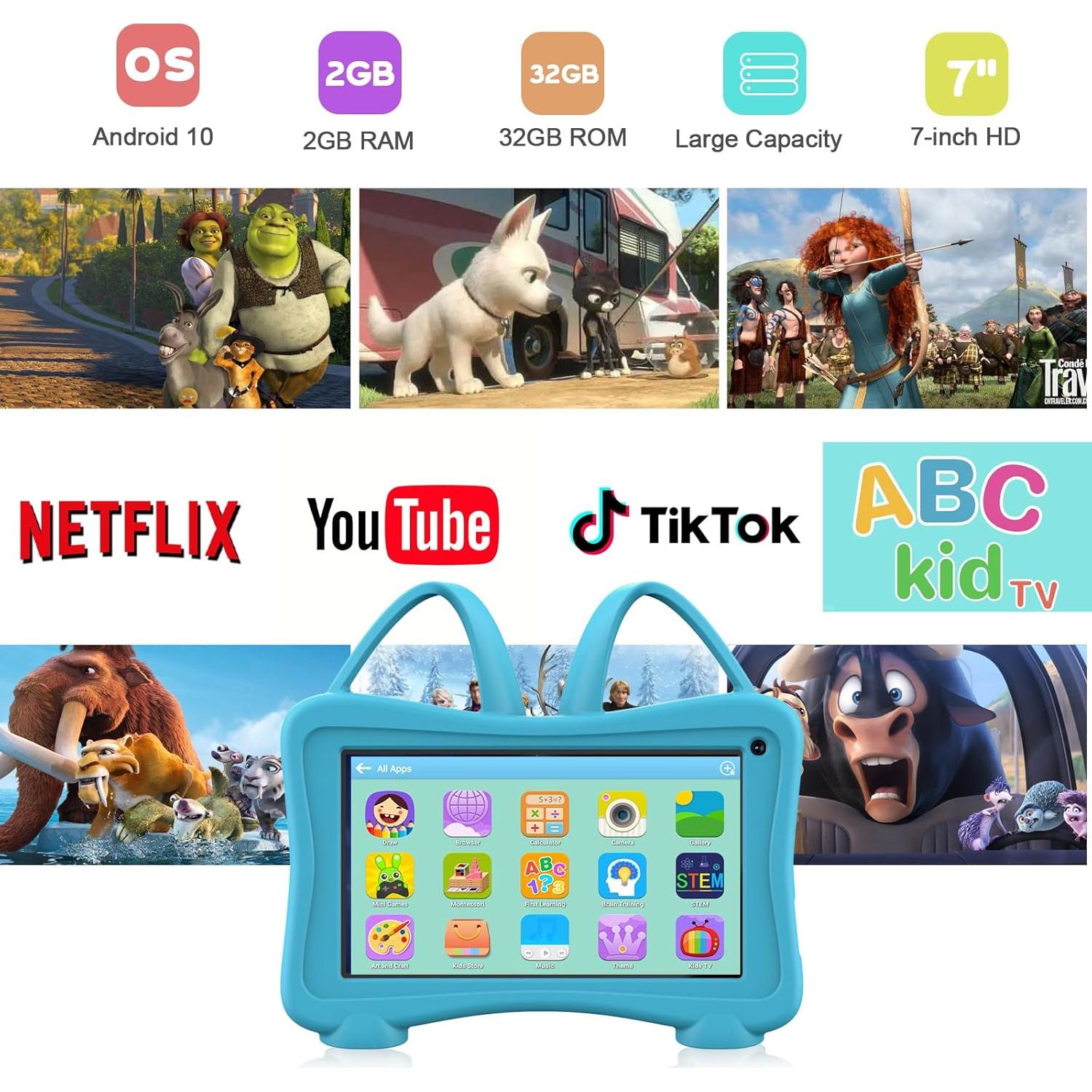 Tableta Infantil Trayoo KIDS707 7" WiFi Control Parental