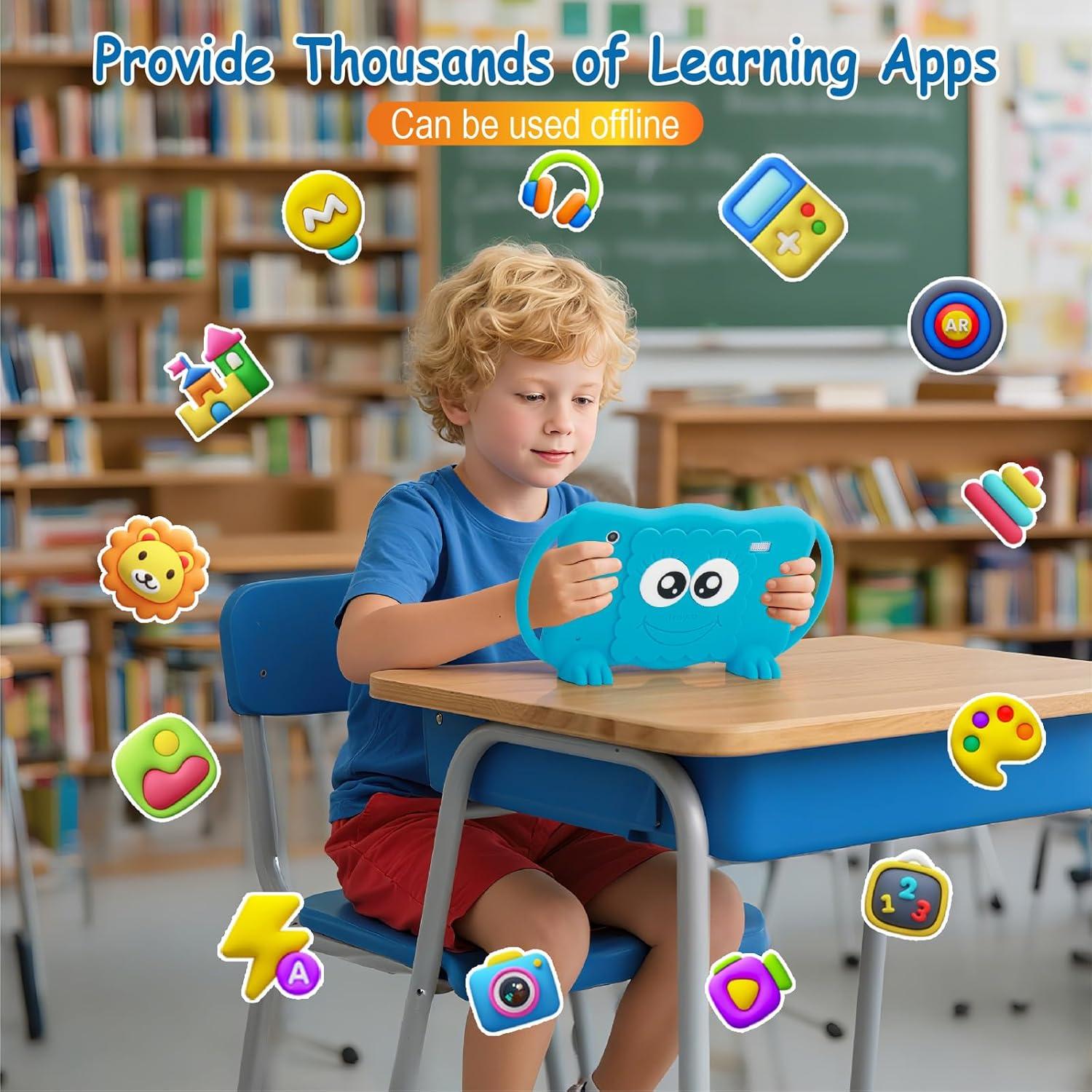 Tableta para Niños Trayoo KIDS707A 7" 32GB Azul con Control Parental