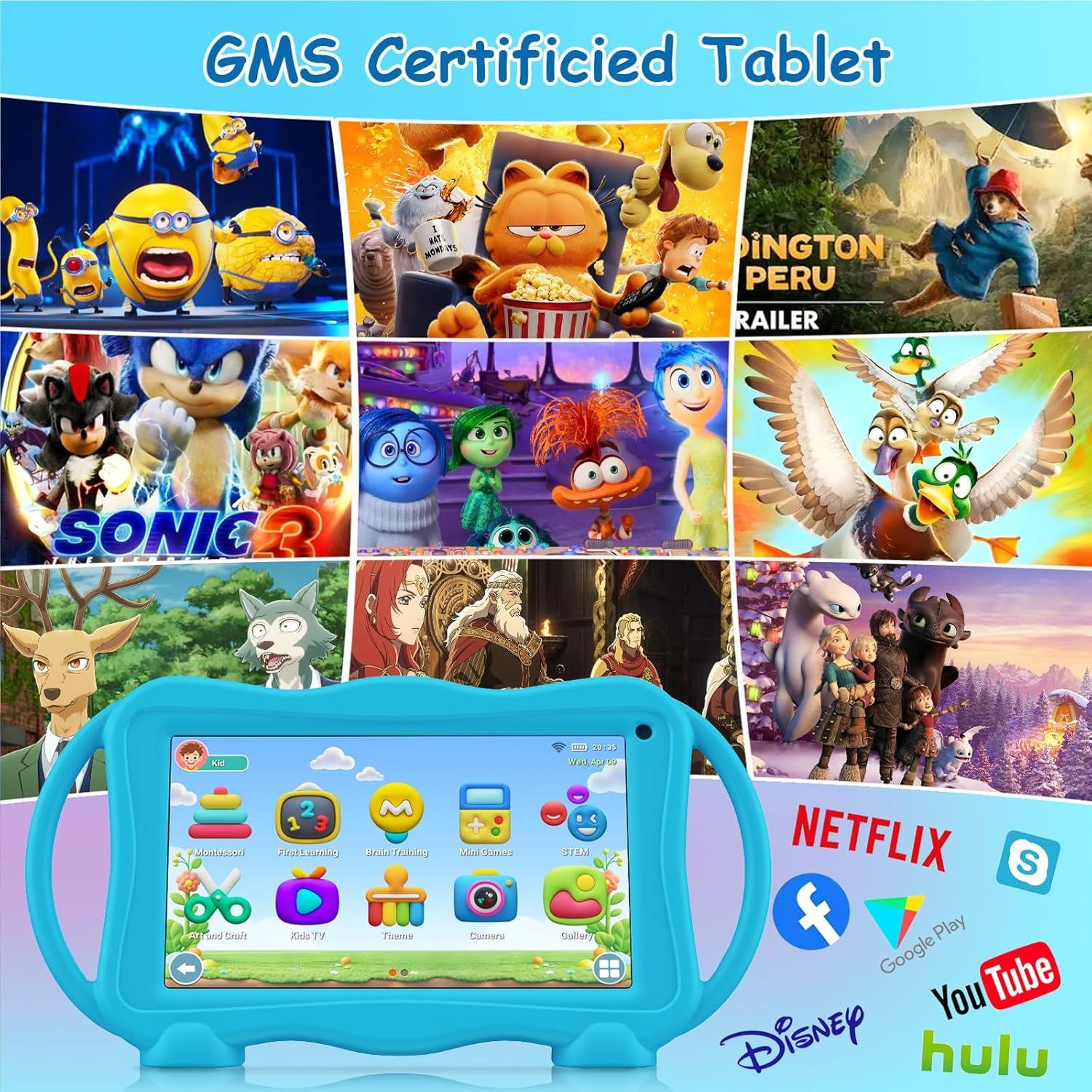 Tableta para Niños Trayoo KIDS707A 7" 32GB Azul con Control Parental