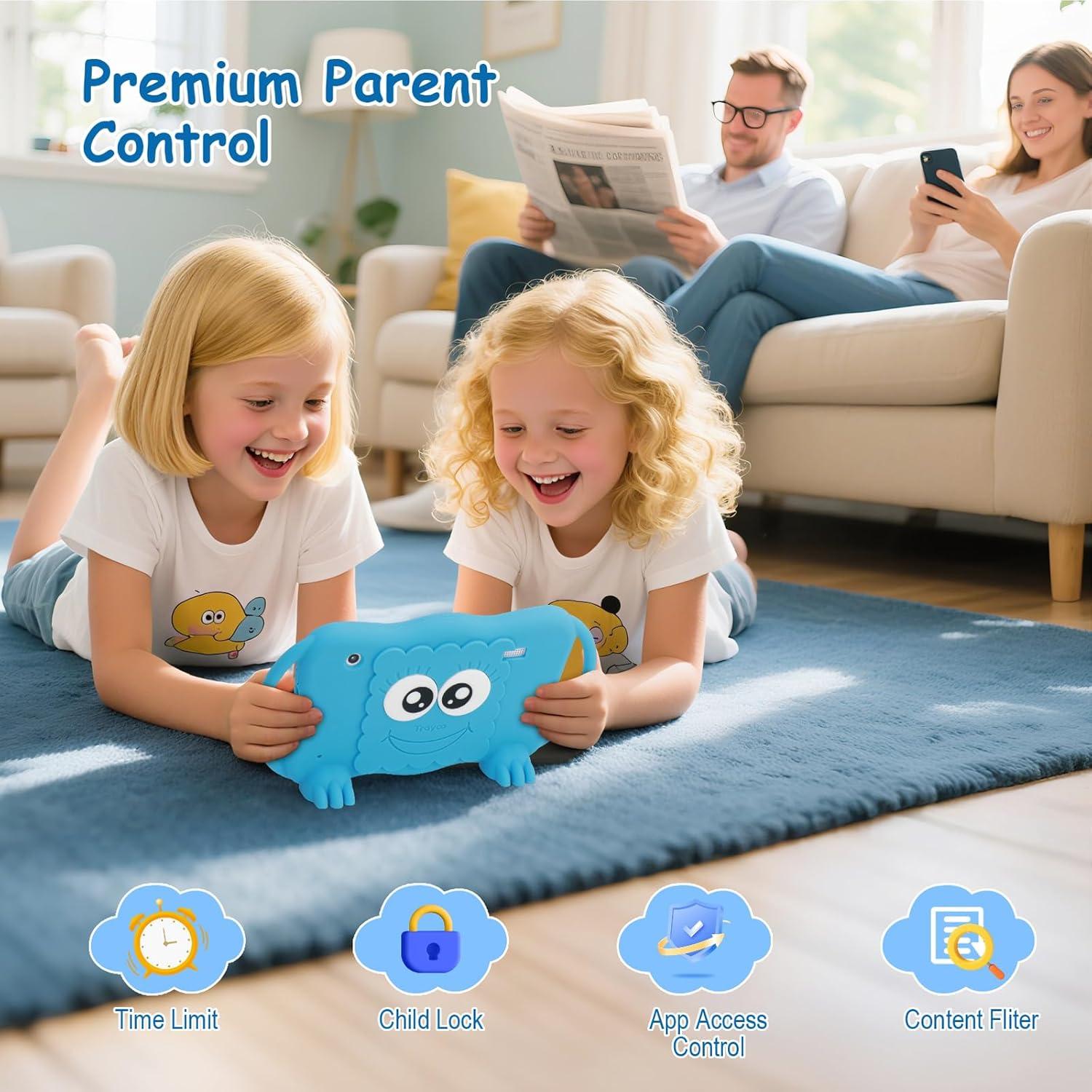 Tableta para Niños Trayoo KIDS707A 7" 32GB Azul con Control Parental