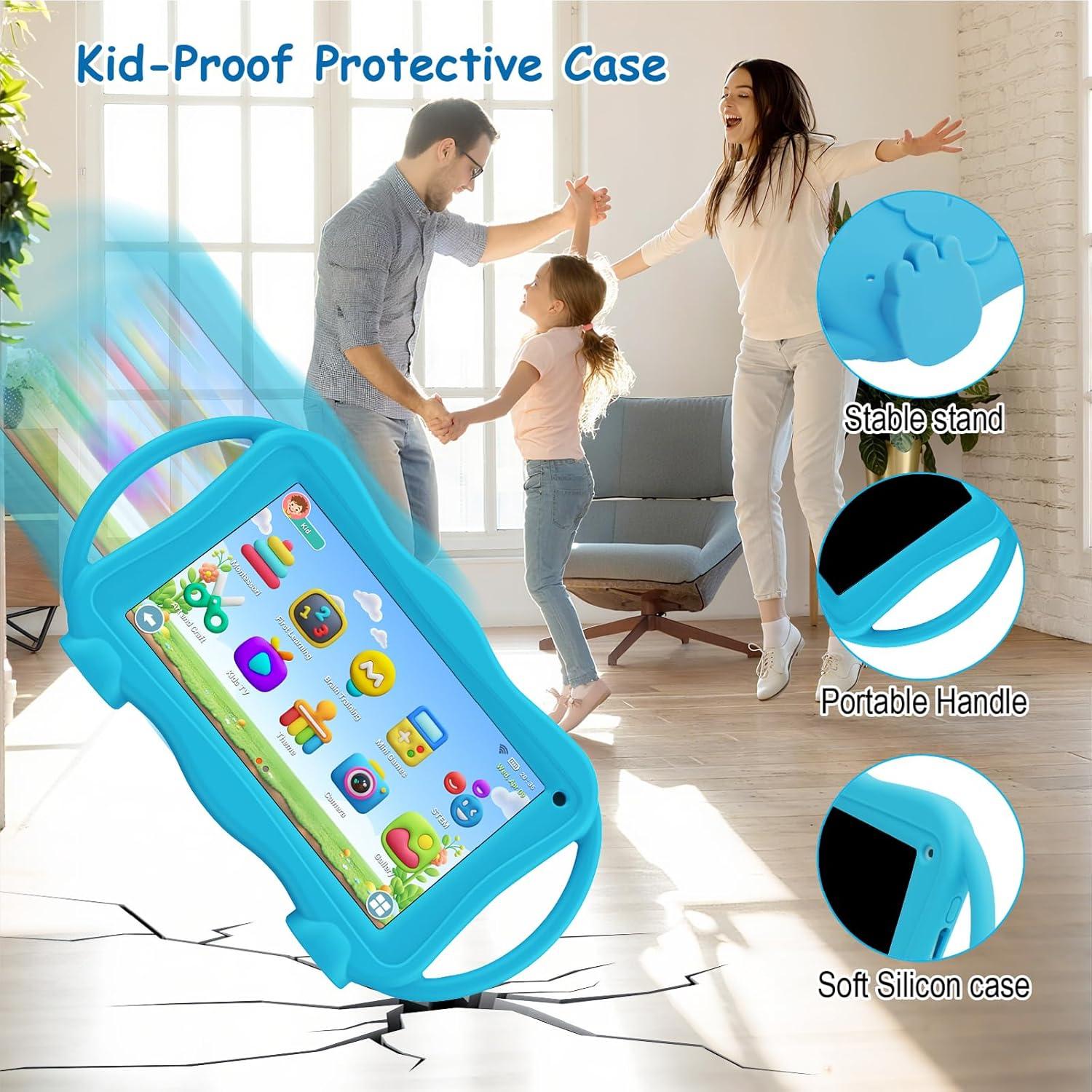 Tableta para Niños Trayoo KIDS707A 7" 32GB Azul con Control Parental