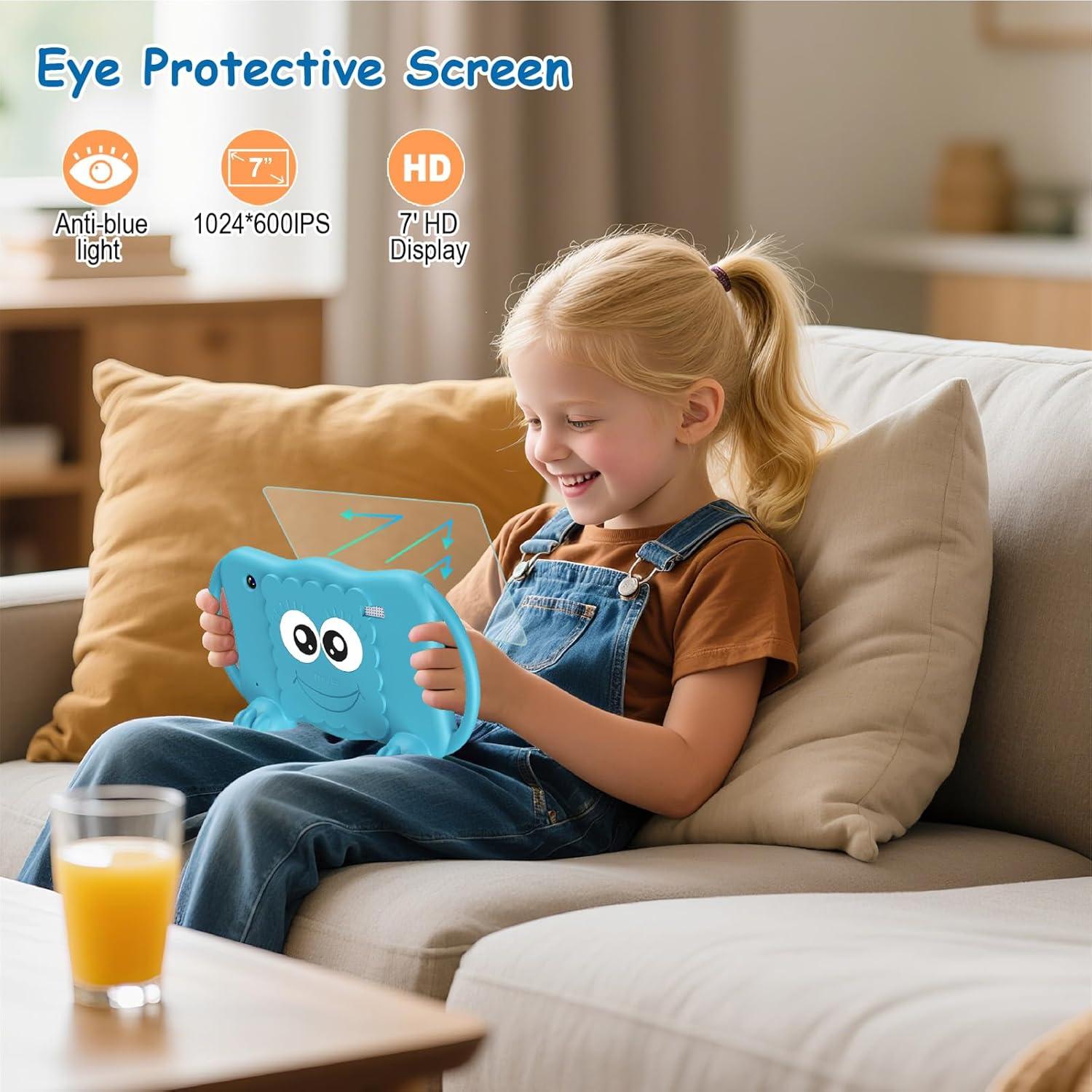 Tableta para Niños Trayoo KIDS707A 7" 32GB Azul con Control Parental