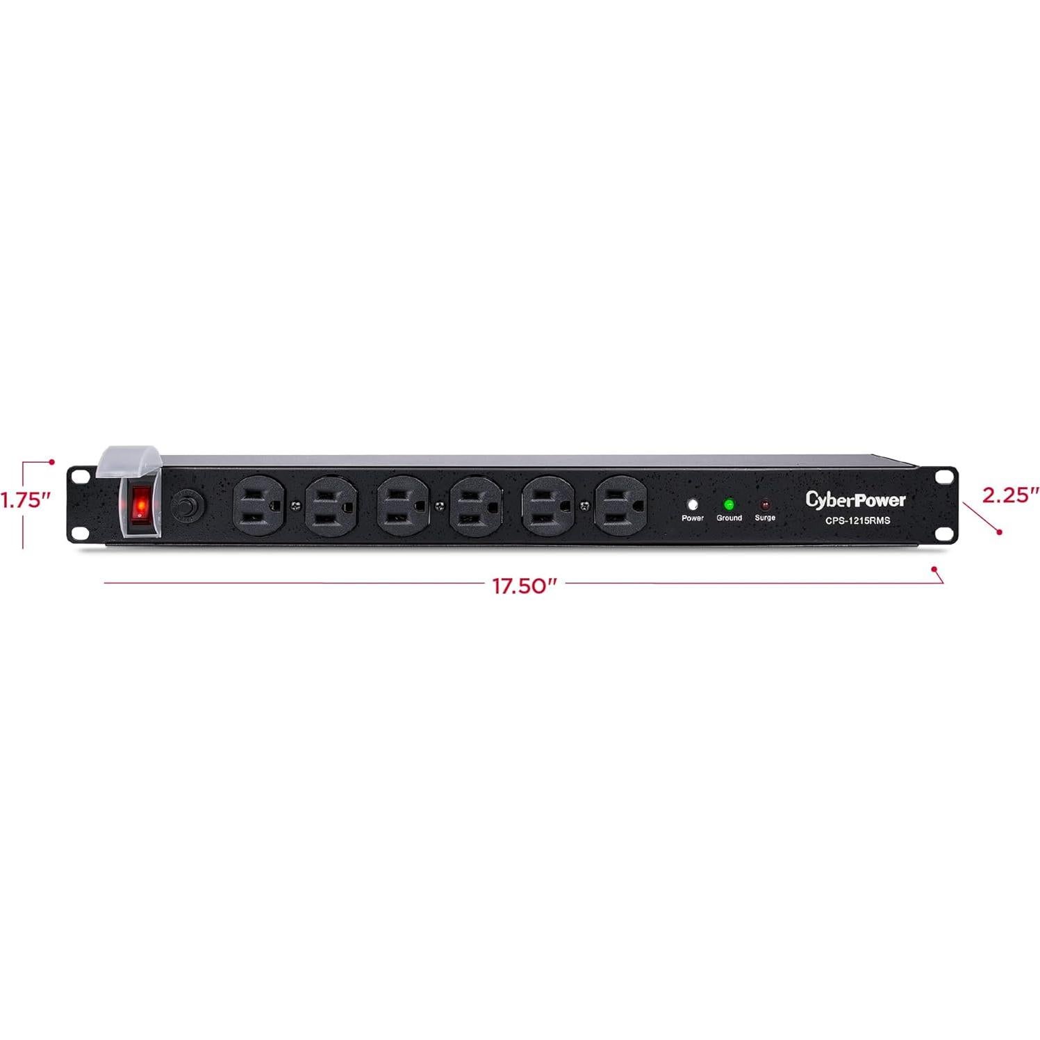 Protector contra Sobretensiones Rackmount CyberPower CPS1215RMS 12 Salidas 1U