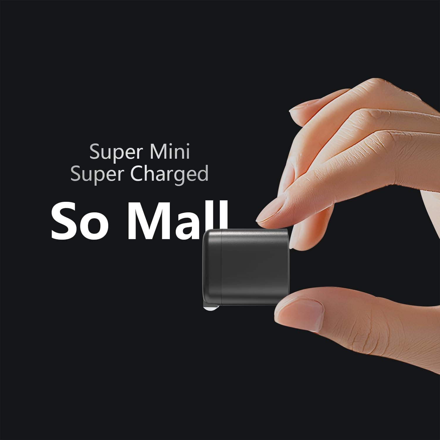 Cargador de Pared 45W GaN DIEKQINN USB-C y USB-A Negro