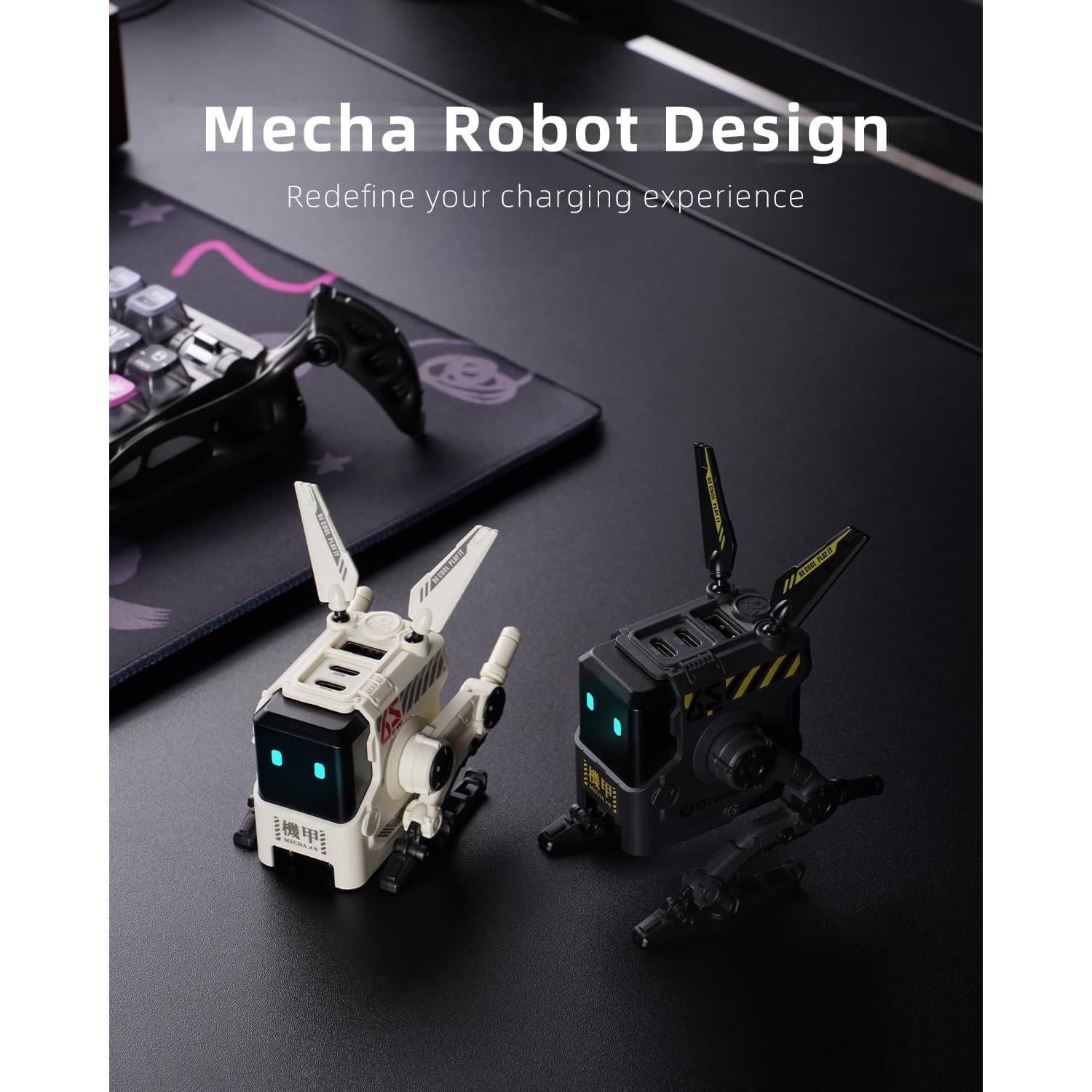 Cargador Rápido 65W USB-C Gravastar Alpha65 Blanco