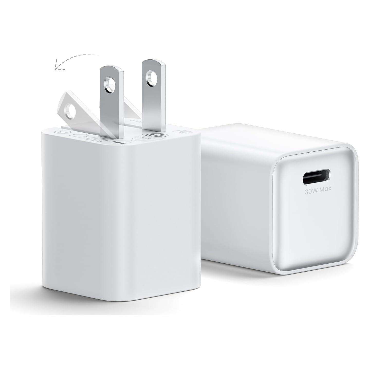 Cargador de Pared Wegear 30W USB C Rápido GaN III Blanco