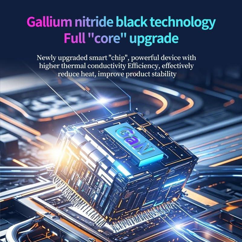 Cargador Hatalkin W&O 2 en 1 GaN 40W con Cables Retráctiles