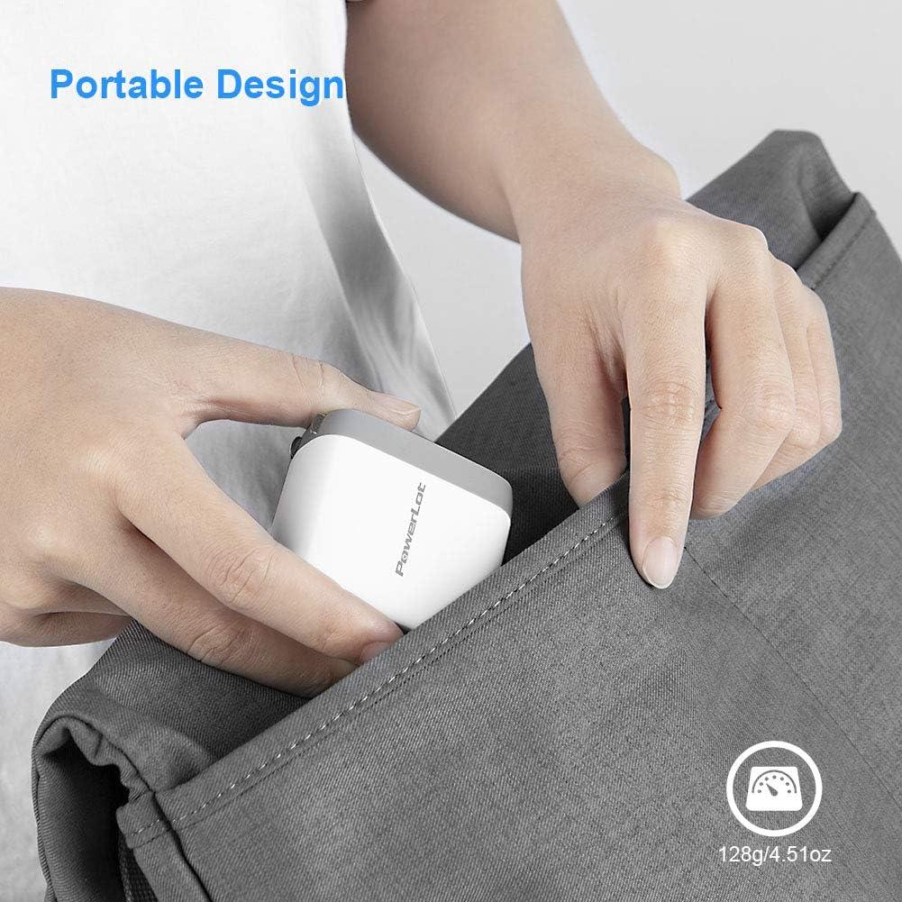 Cargador USB C PowerLot 65W con Cable de 1.8m - Carga Rápida