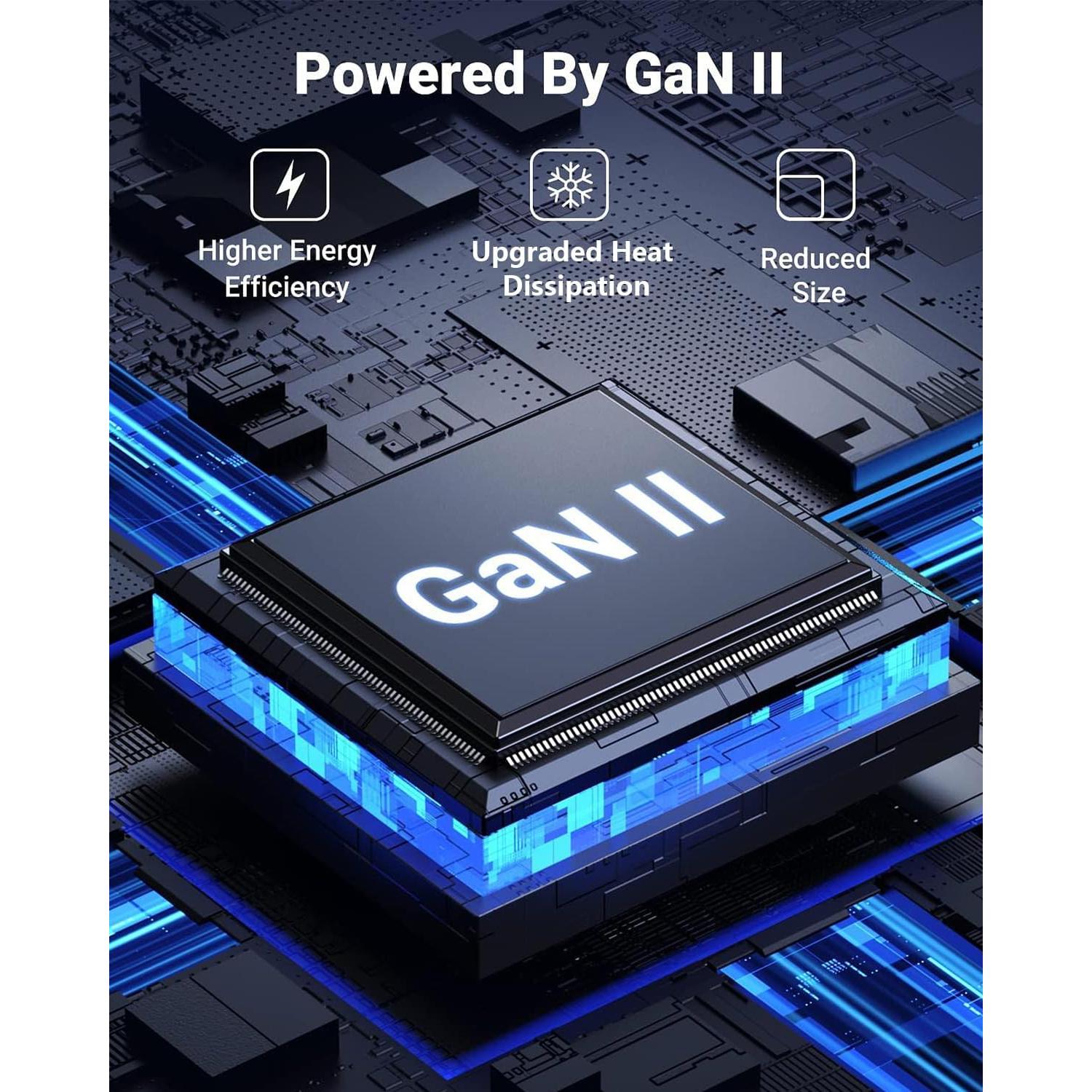 Cargador USB C 140W Witter, Adaptador Rápido 4 Puertos GaN